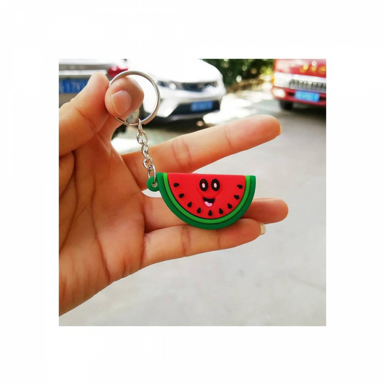 LLAVEROS DE FRUTAS DIVERTIDOS ANIMADOS A-195 SANDIA