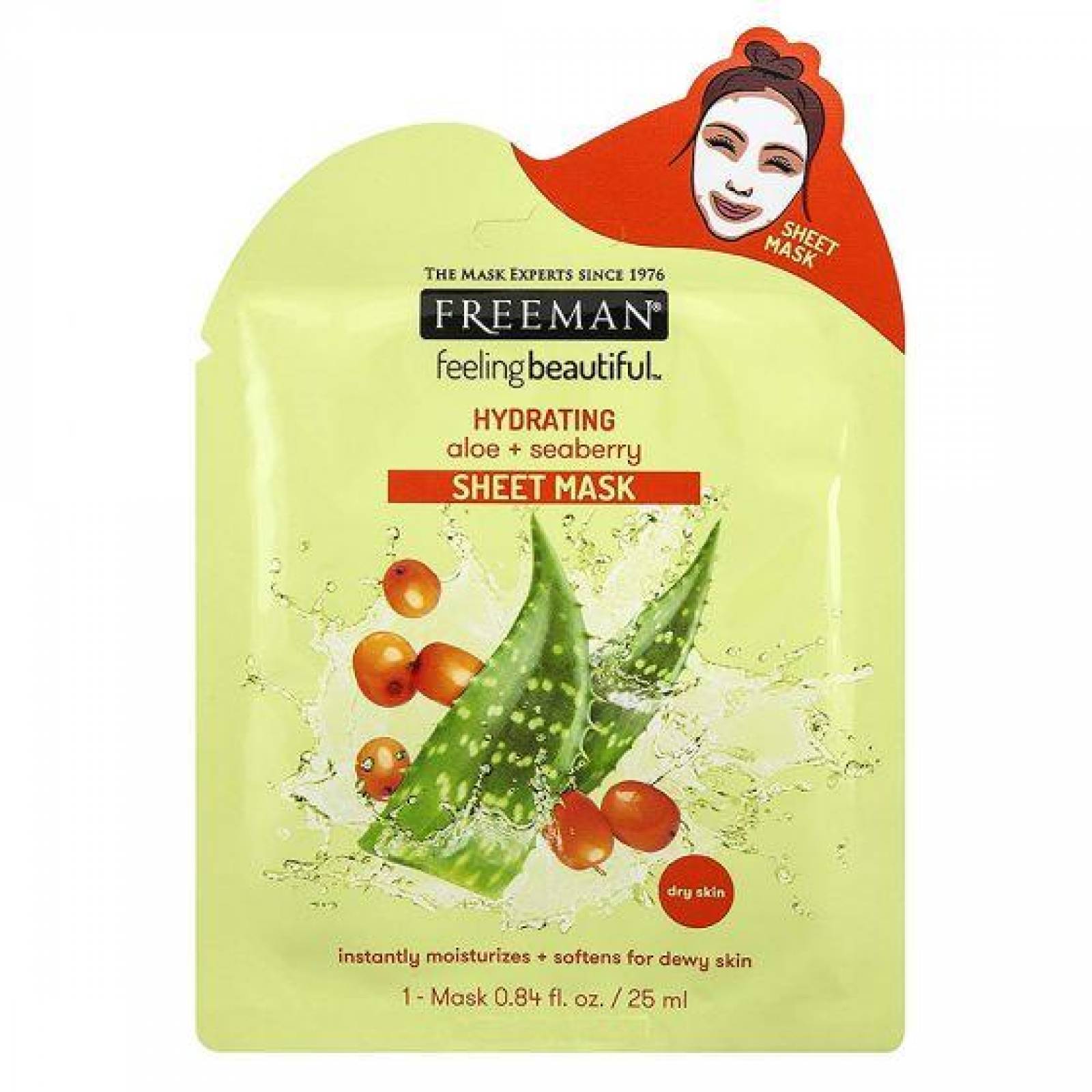 Mascarilla Mascarilla en Tela de Aloe 25 ml 