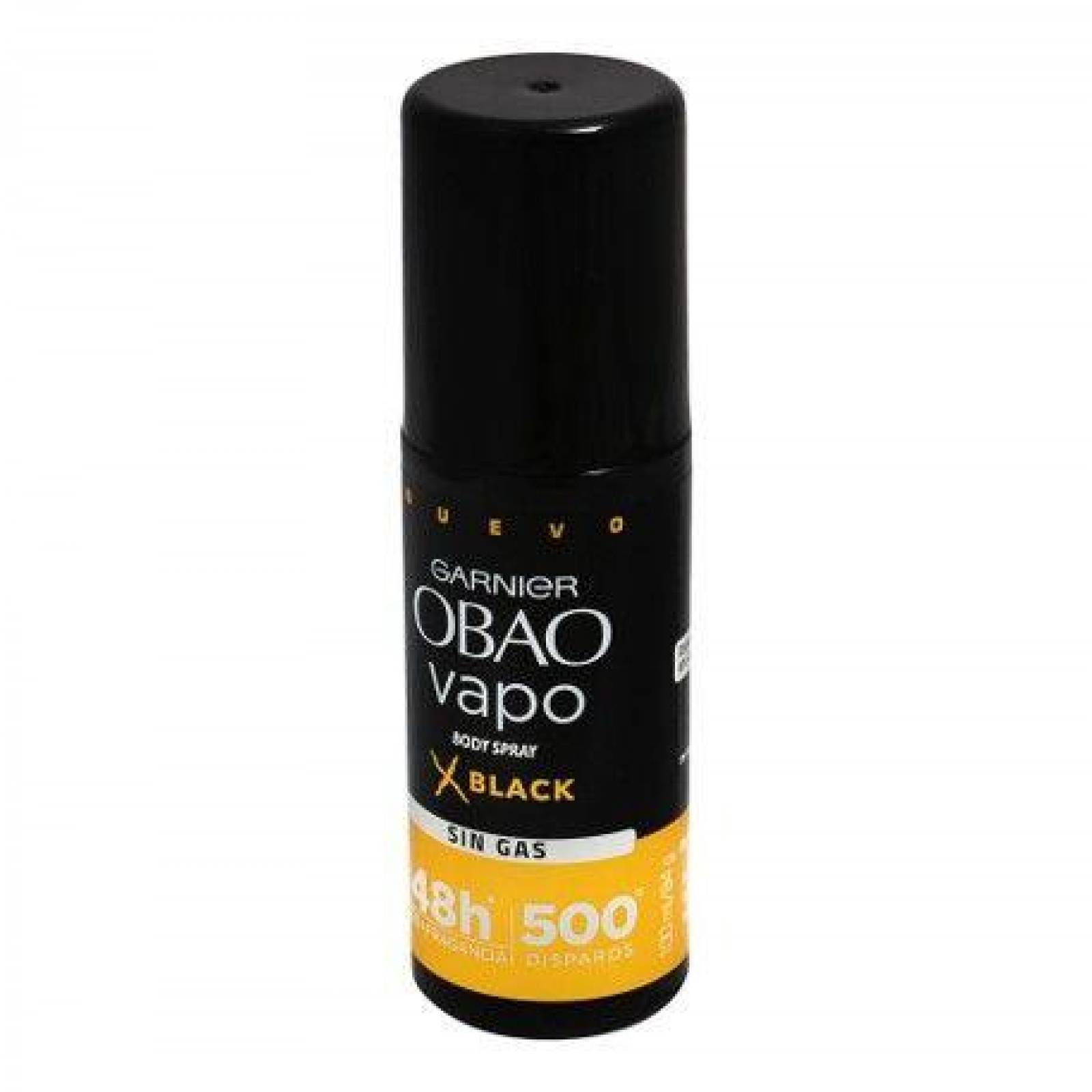 Desodorante en Aerosol Obao Vapo Black 100 ml 