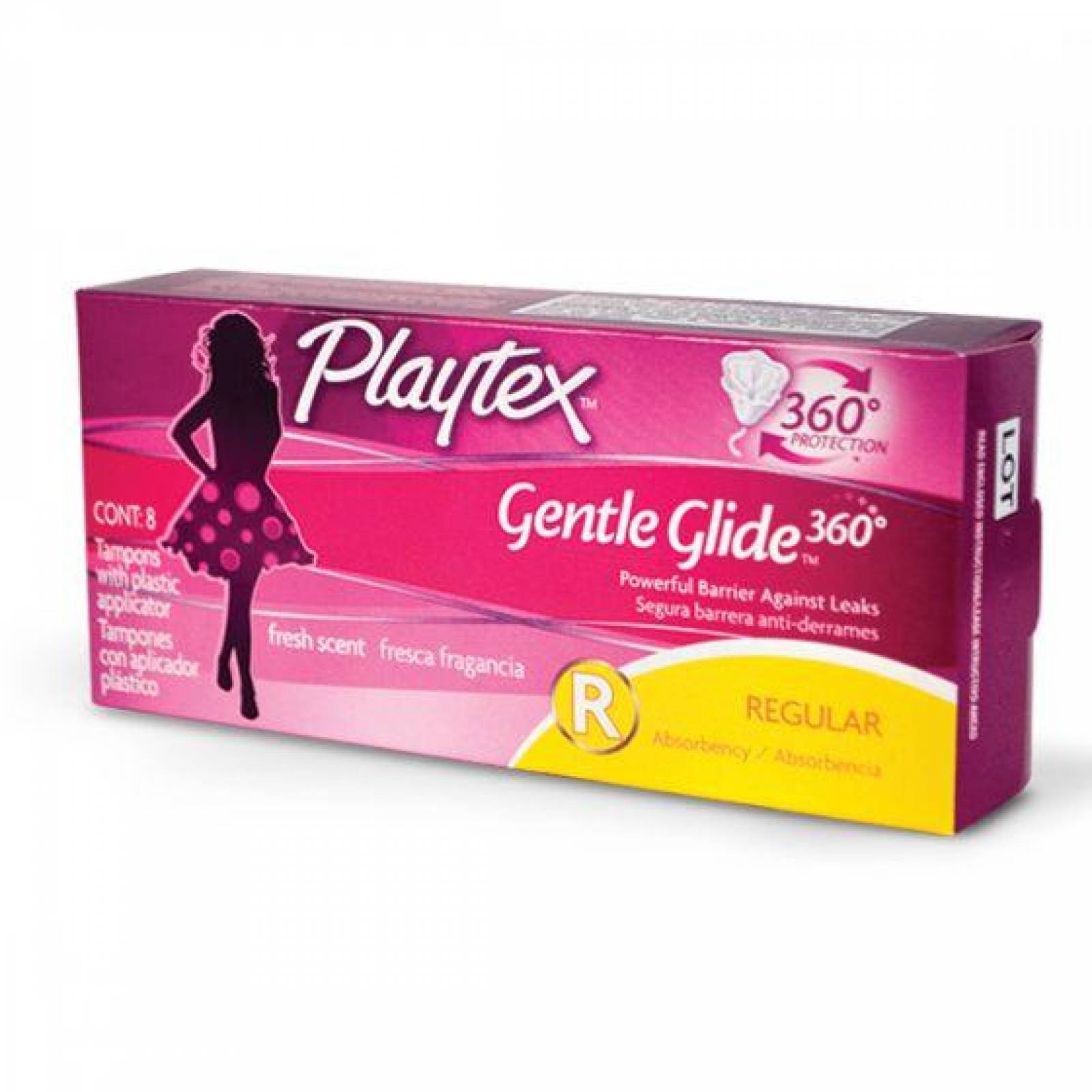 Tampones Gentle Glide 360 8 pz 