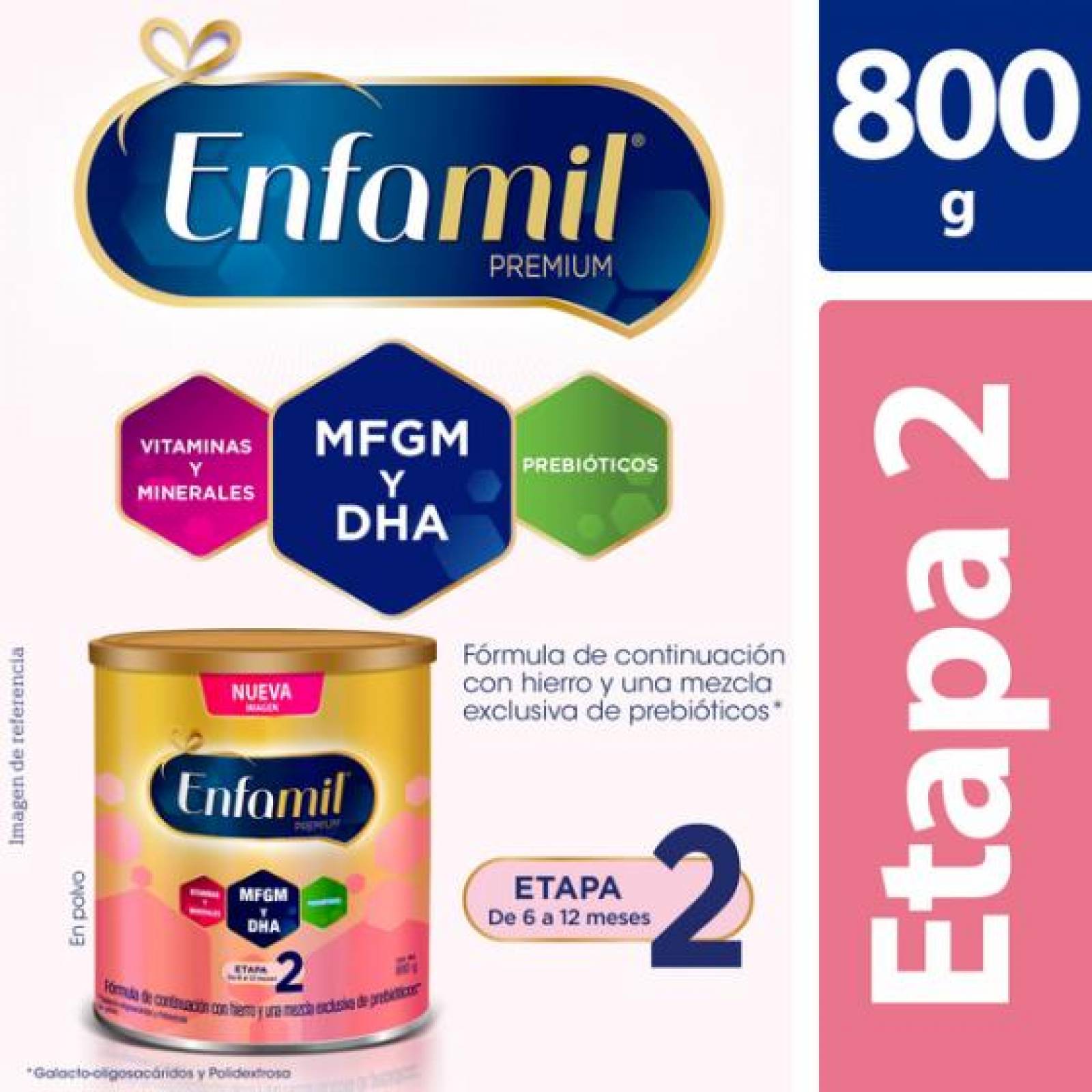 Fórmula Infantil Enfamil Premium Etapa 2, 800g 800 gr 