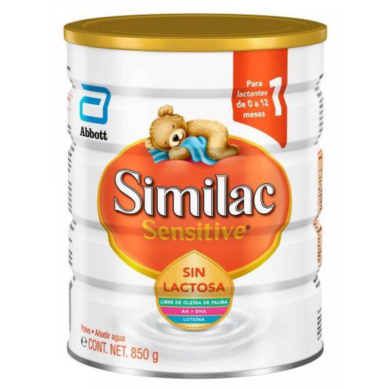 Formula Similac Sensitive sin Lactosa 850 gr 