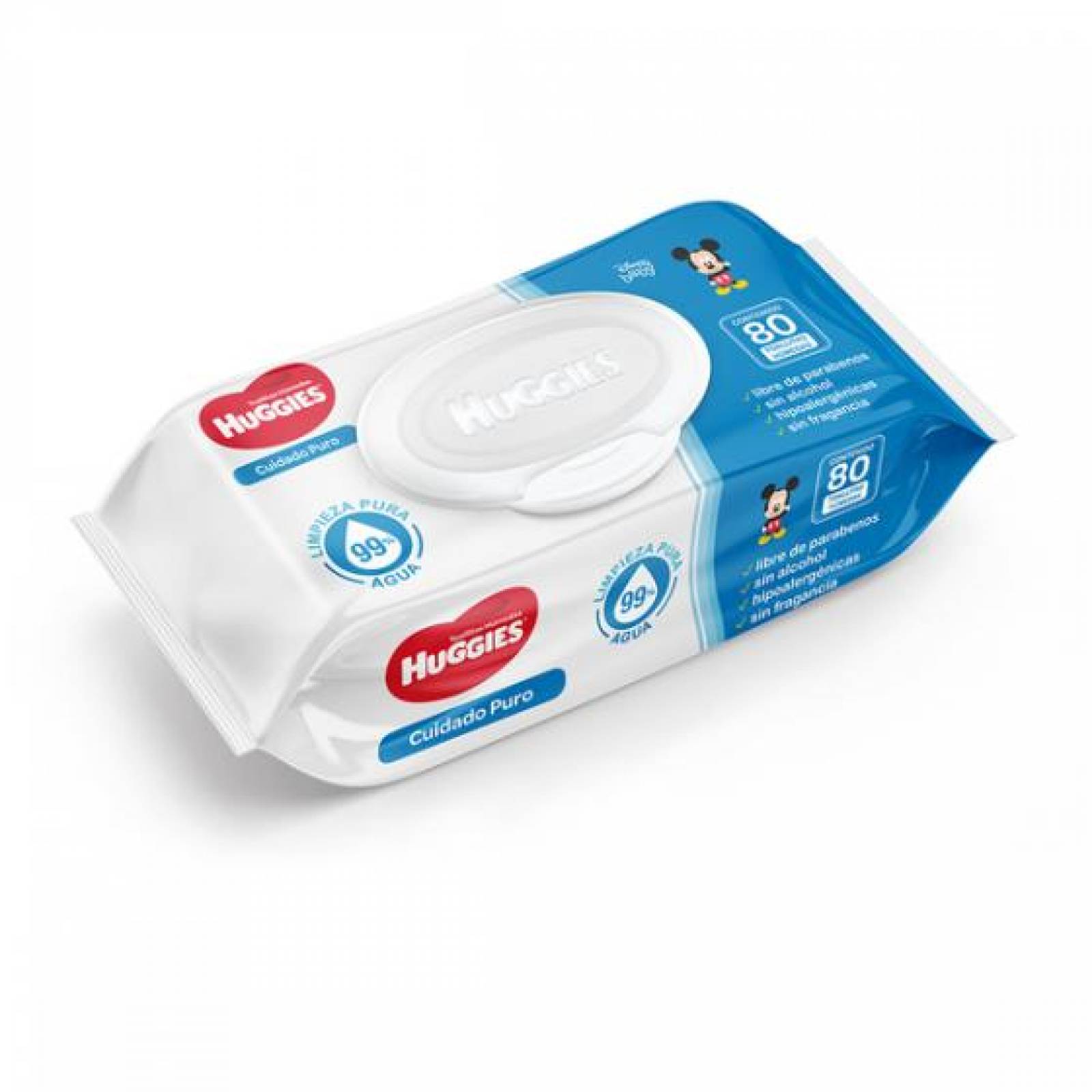 Toallitas Humedas H. Cuidado Puro 80 S 80 pz 