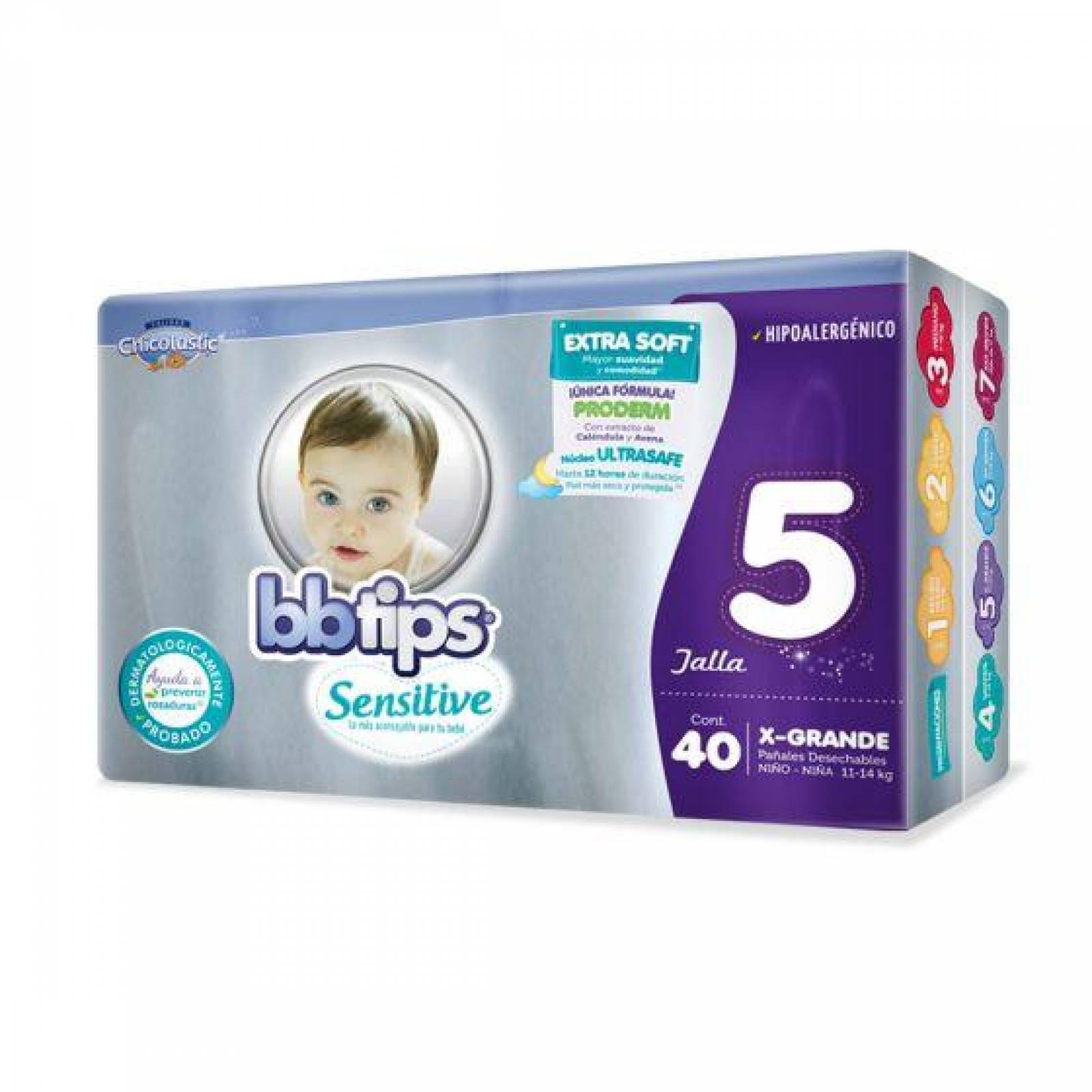 Bb Tips Key Visual Pañales Bbtips Unisex Et 5 40 pz