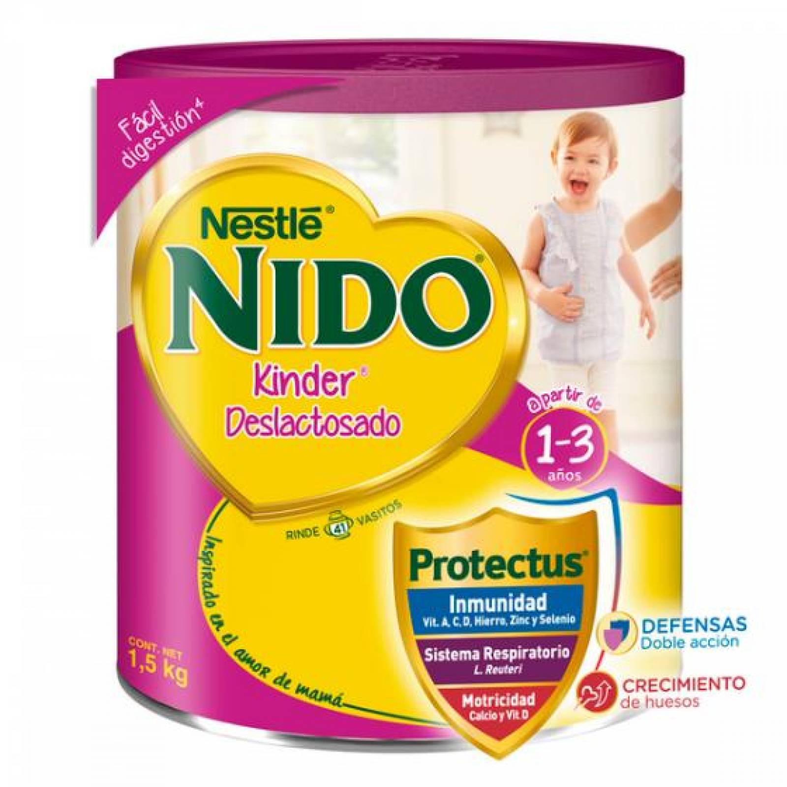 Leche en Polvo Deslactosada 1.5 kg 