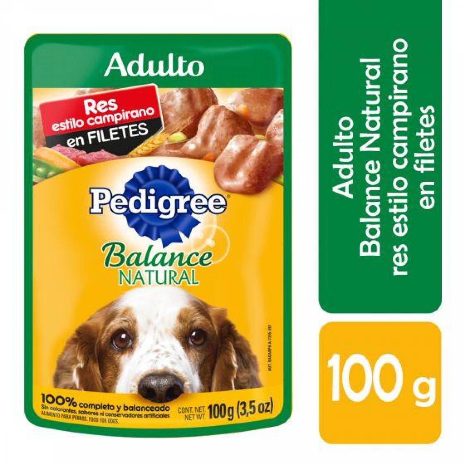 Alimento Humedo para Perro Bn Pouch Res/Veg 100 G 100 gr 