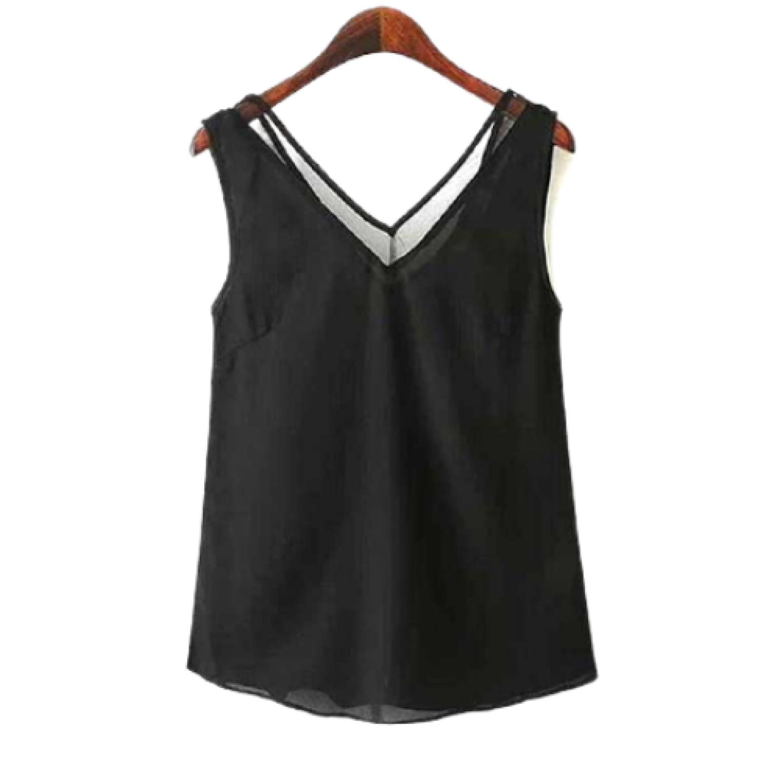 Blusa De Gasa Con Transparencias Moda Dama M-143 