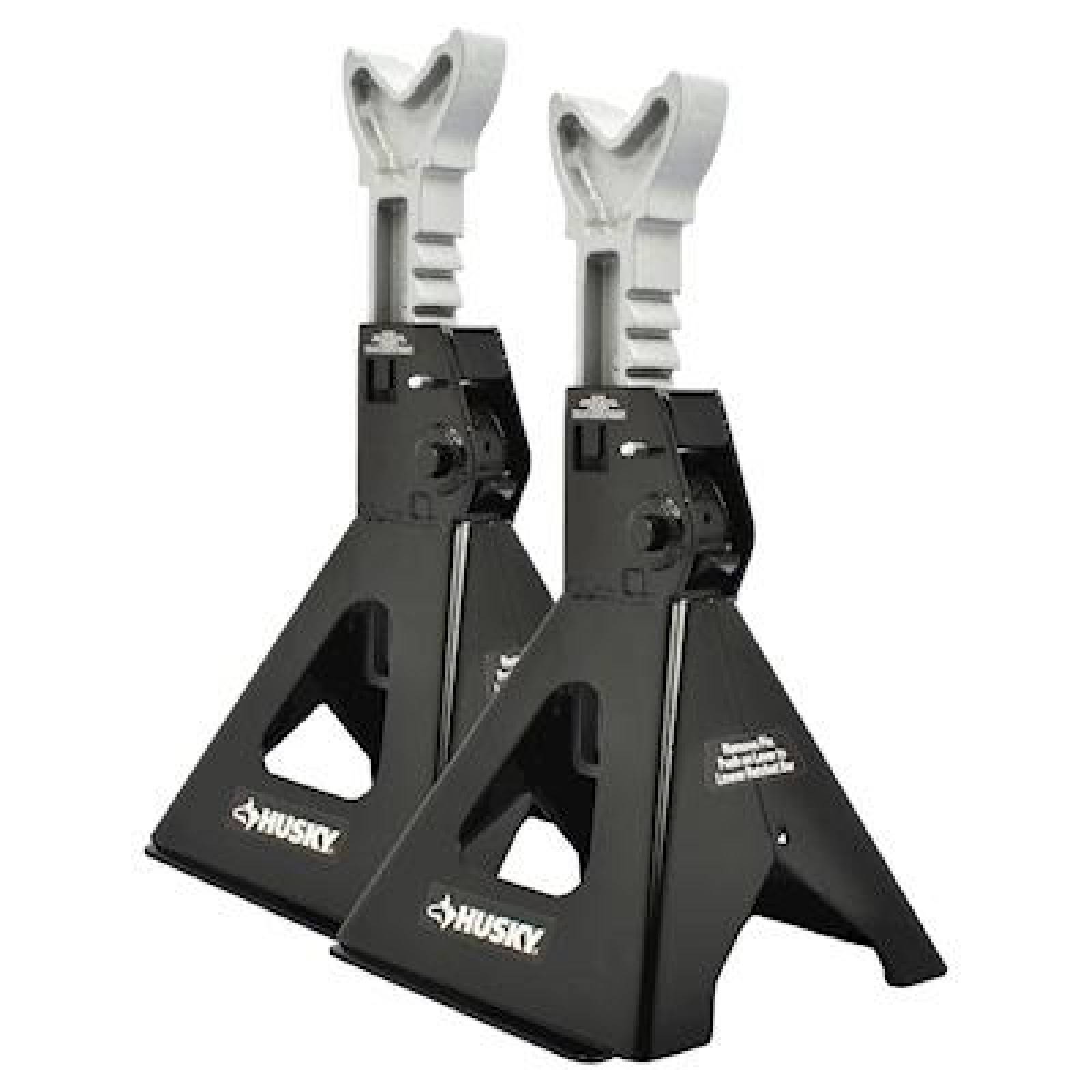 JUEGO DE SOPORTE PARA VEHÍCULO 3 TONELADAS NEGRO HUSKY 2 PIEZAS