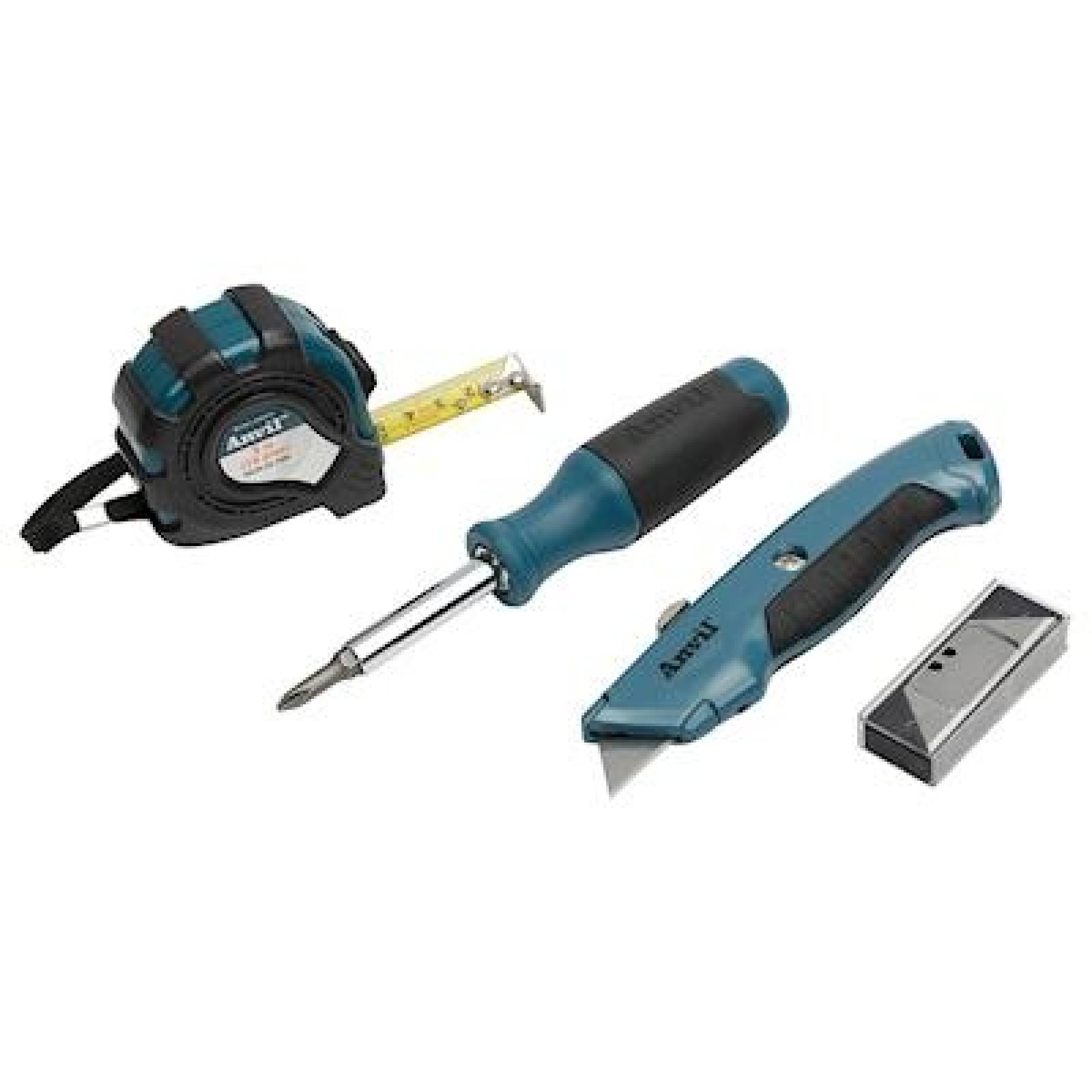 JUEGO DE HERRAMIENTAS 4 PIEZAS ANVIL 