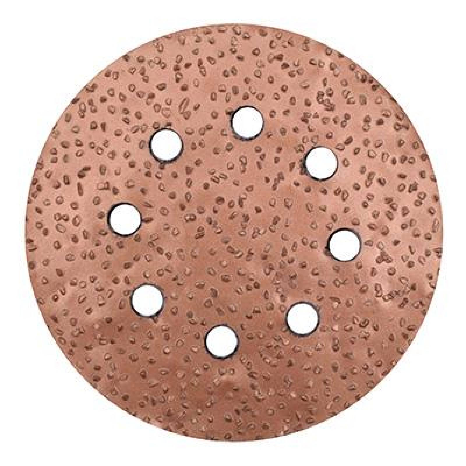 DISCO DE LIJA DE CARBURO CON VELCRO GRANO 24 DE 5 PULGADAS 