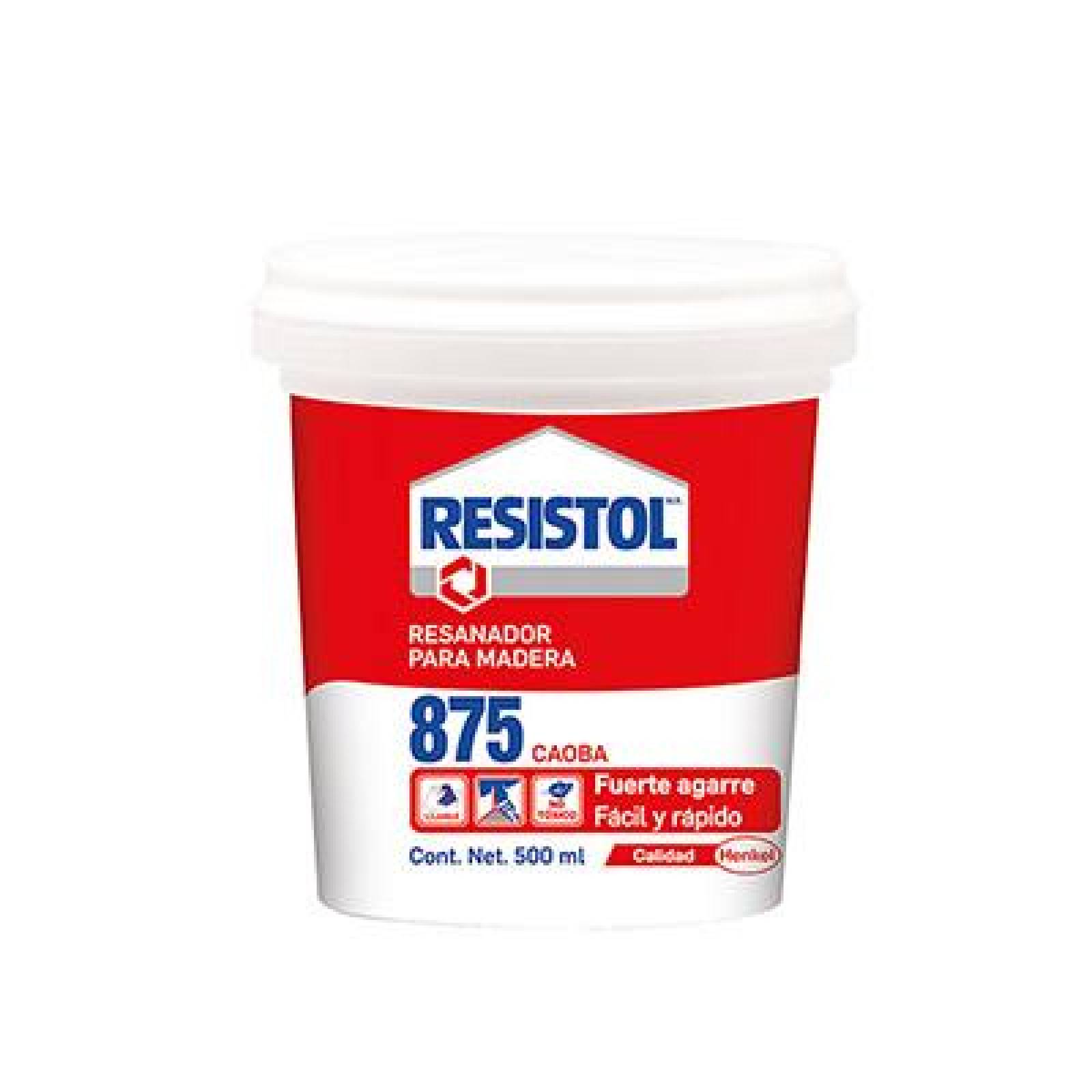RESISTOL 875 RESANADOR CAOBA 500 ML 