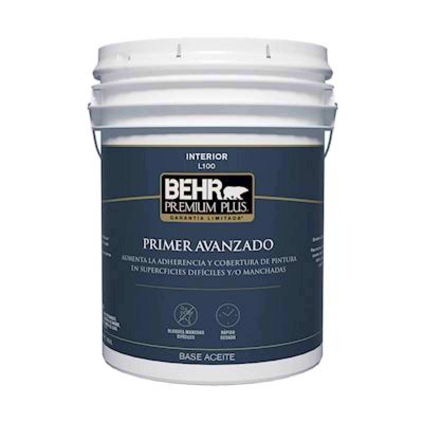 PRIMER AVANZADO DE 18.9 L PARA INTERIOR BLANCO 