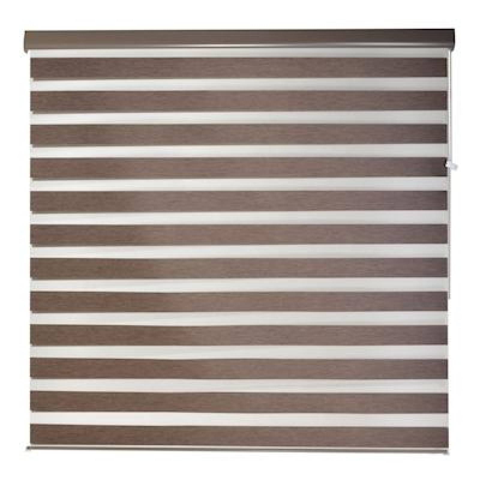 PERSIANA ENROLLABLE DÚO 160 X 180 CM CHOCOLATE 