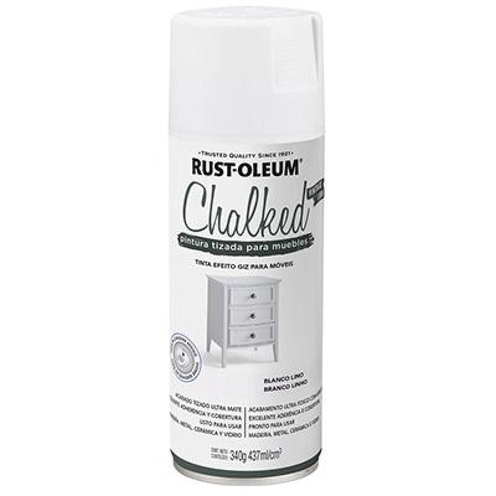 PINTURA EN AEROSOL TIZADA PARA MUEBLES 340 GR BLANCO 