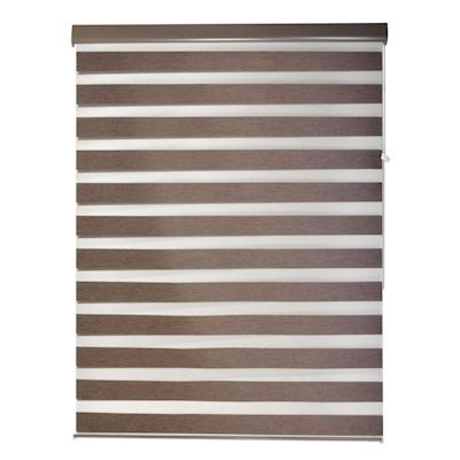 PERSIANA ENROLLABLE DÚO 140 X 220 CM CHOCOLATE 