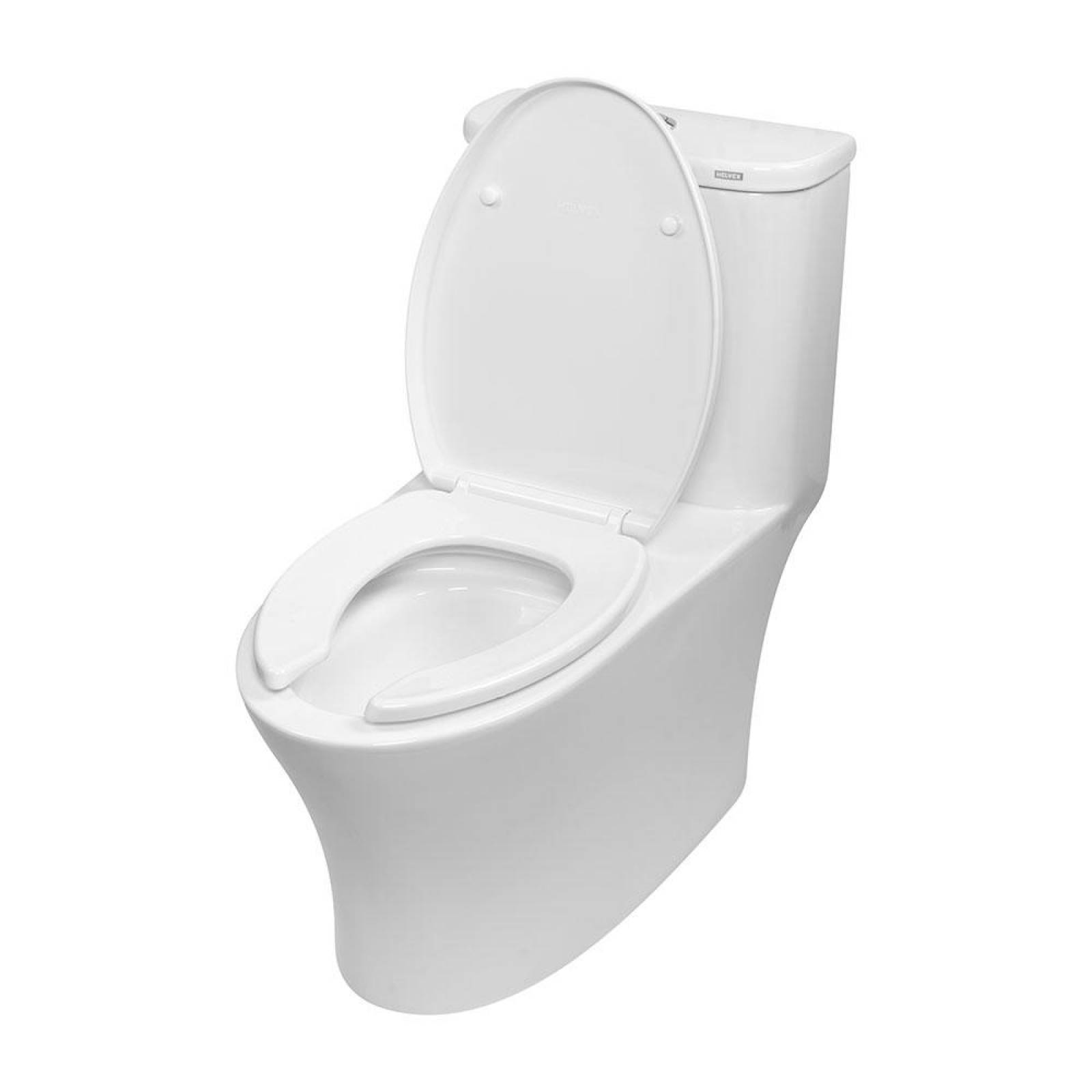 SANITARIO OP RIVOLI PLUS ALARGADO 4.8 L 1 PIEZA BLANCO CON ASIENTO DE CIERRE LENTO 