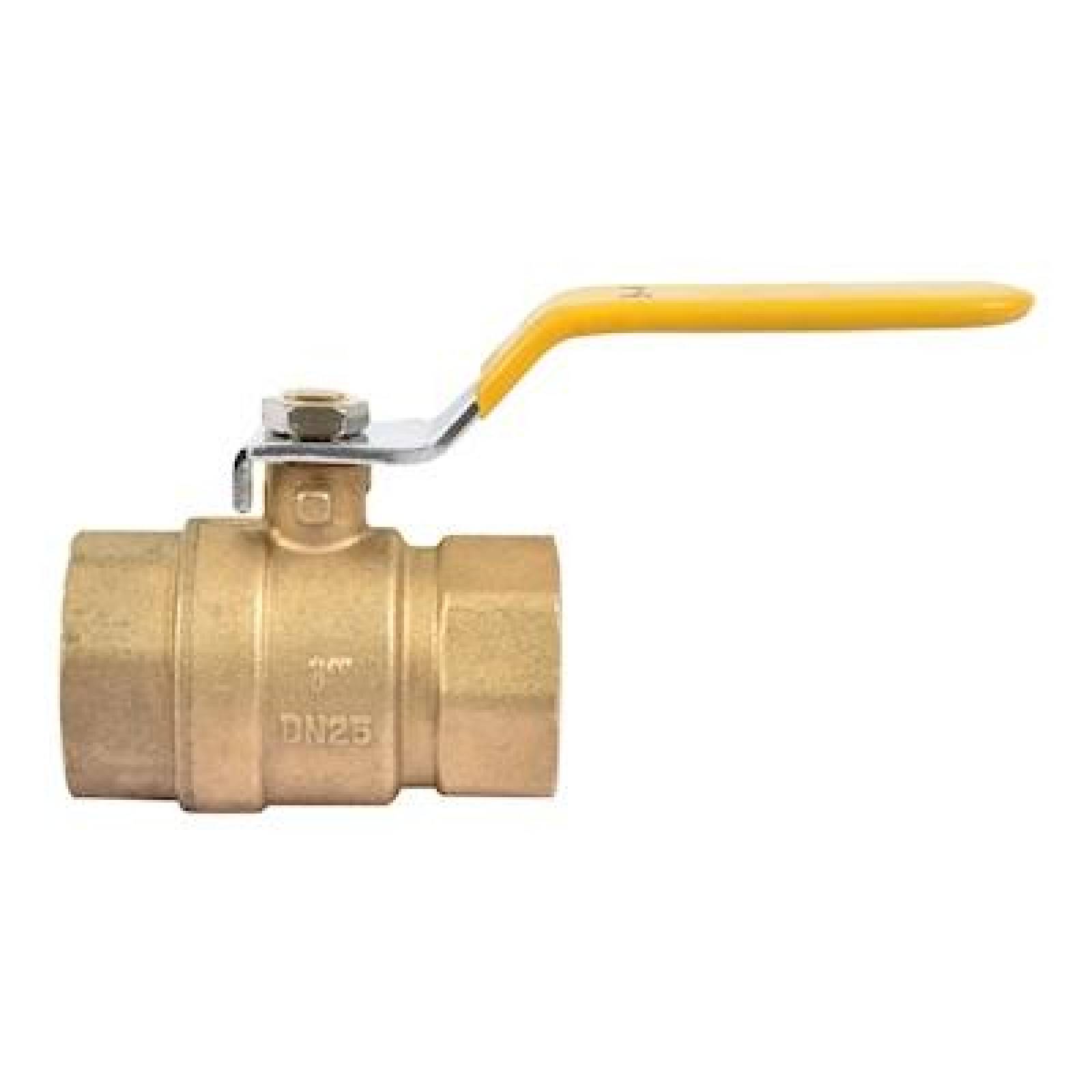 VÁLVULA DE ESFERA 1 PULGADA DORADO COFLEX 