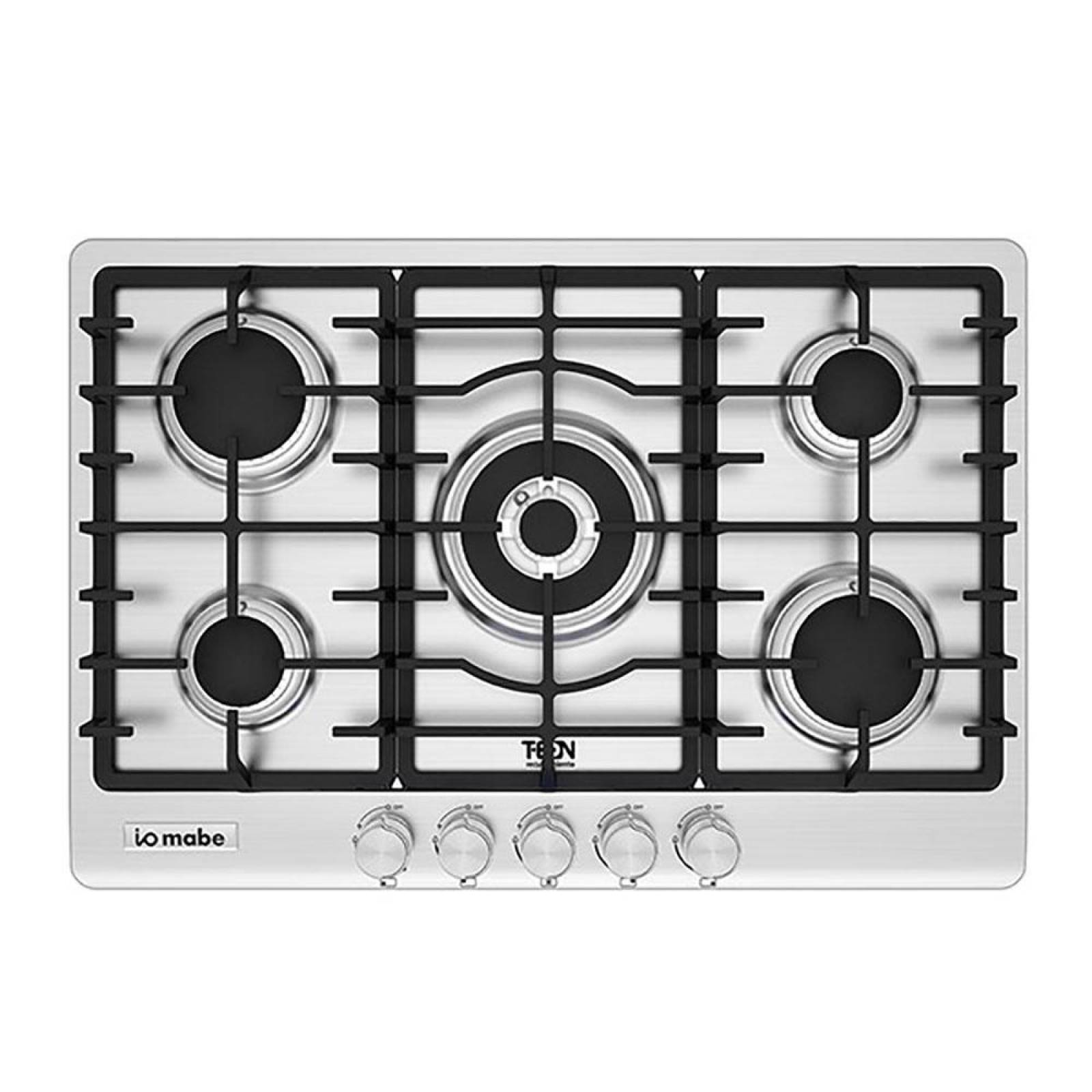 PARRILLA DE GAS IO MABE 76 CM ACERO INOXIDABLE 