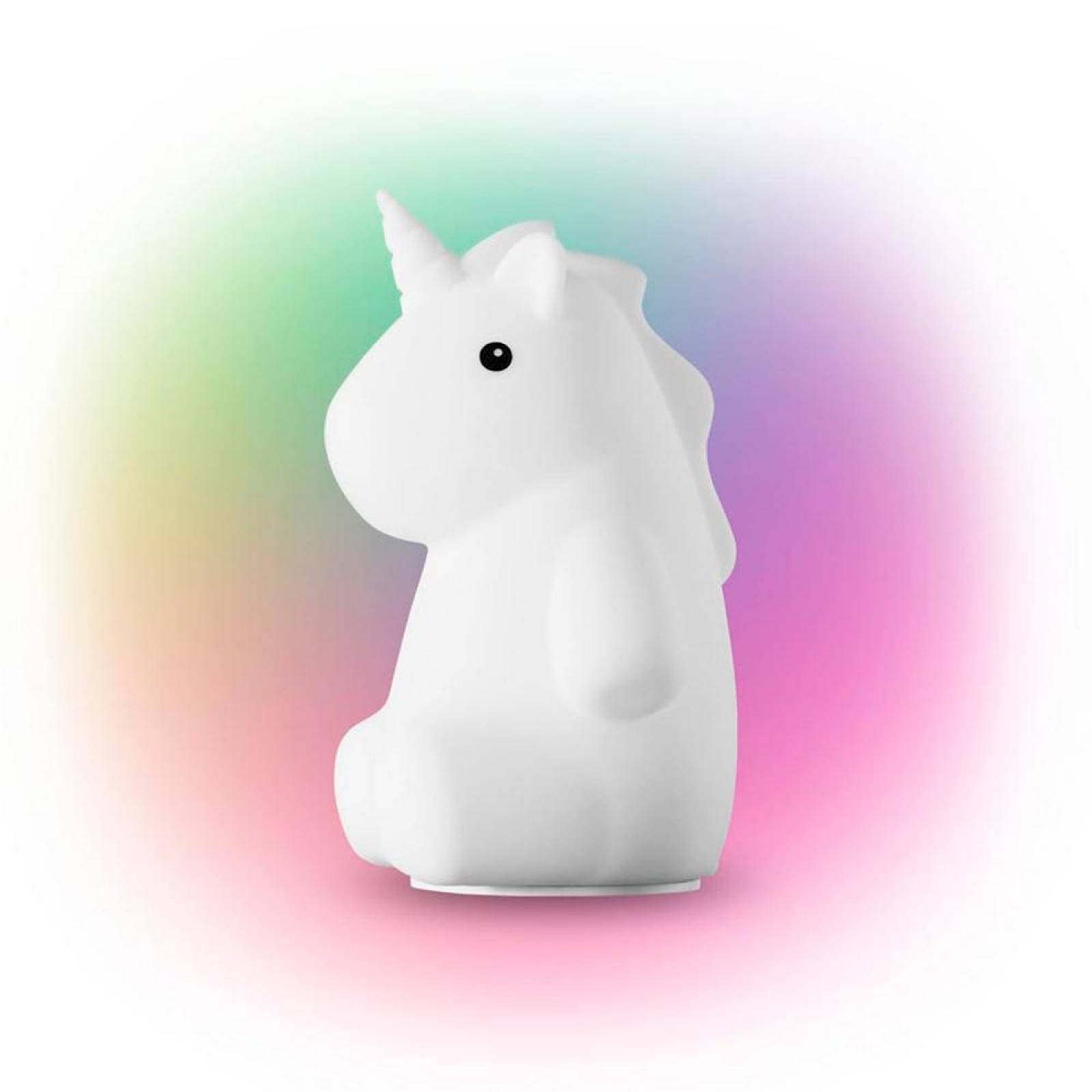 LUZ DE NOCHE UNICORNIO LED DE 16.4 X 9.14 X 13 CM BLANCO 