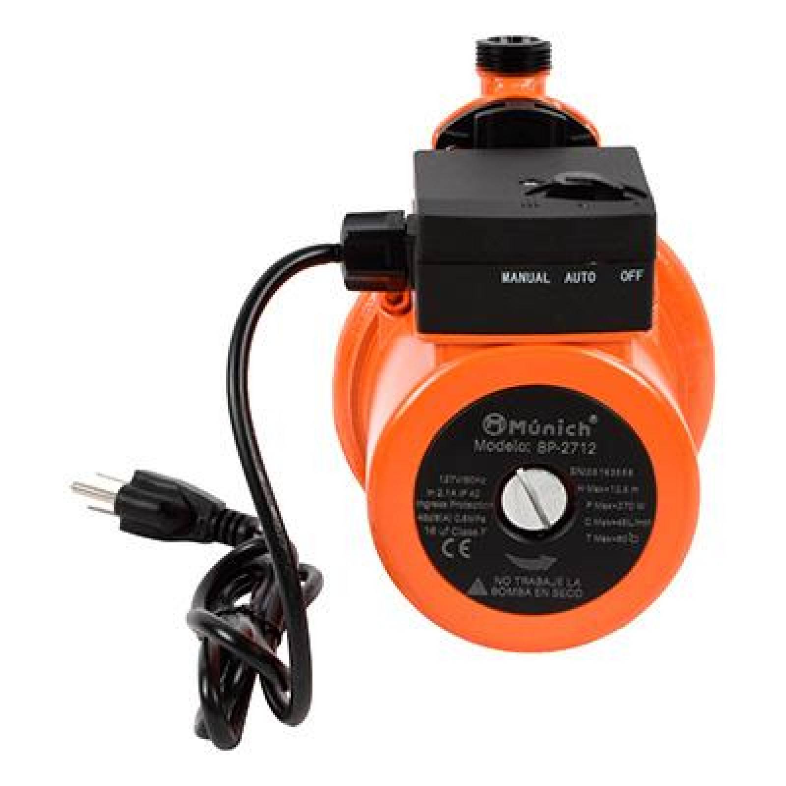 BOMBA PRESURIZADORA 270 W 127 VOLTS 45 L/MIN 3/4 DE PULGADA 