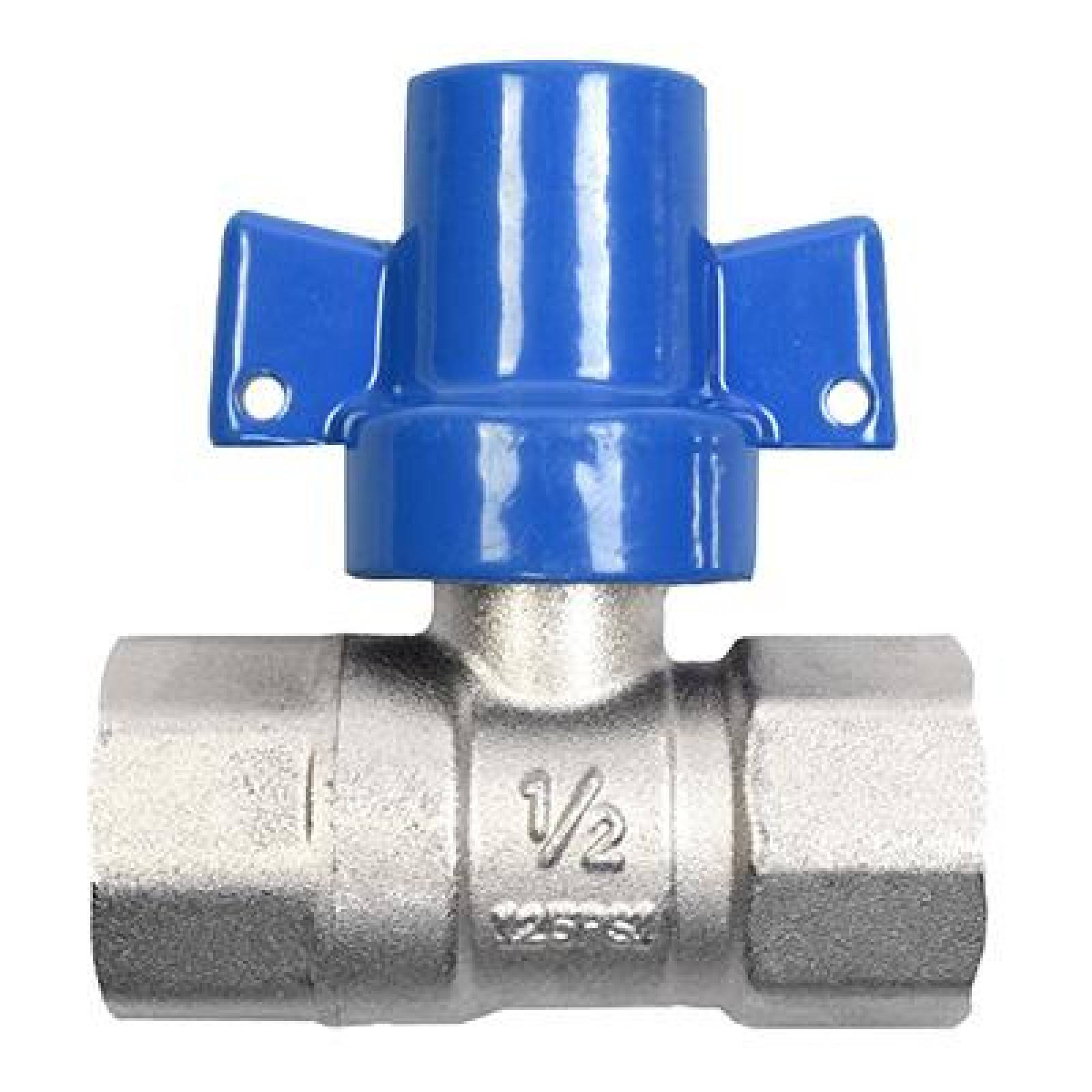 VÁLVULA LIMITADORA DE FLUJO DE AGUA 1/2 PULGADA PLATA ALFA