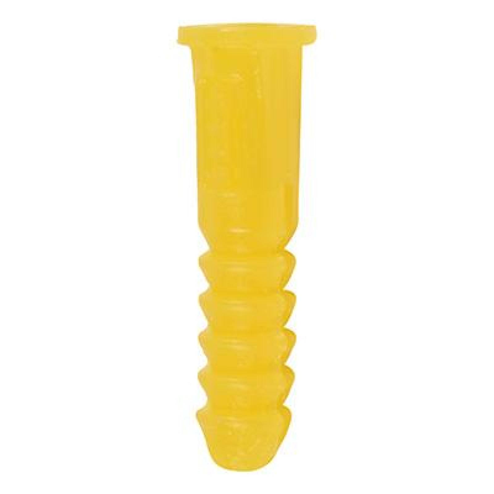 ANCLA DE EXPANSIÓN 4-6-8 X 7/8 DE PULGADA AMARILLO 0.001 GR 100 PIEZAS