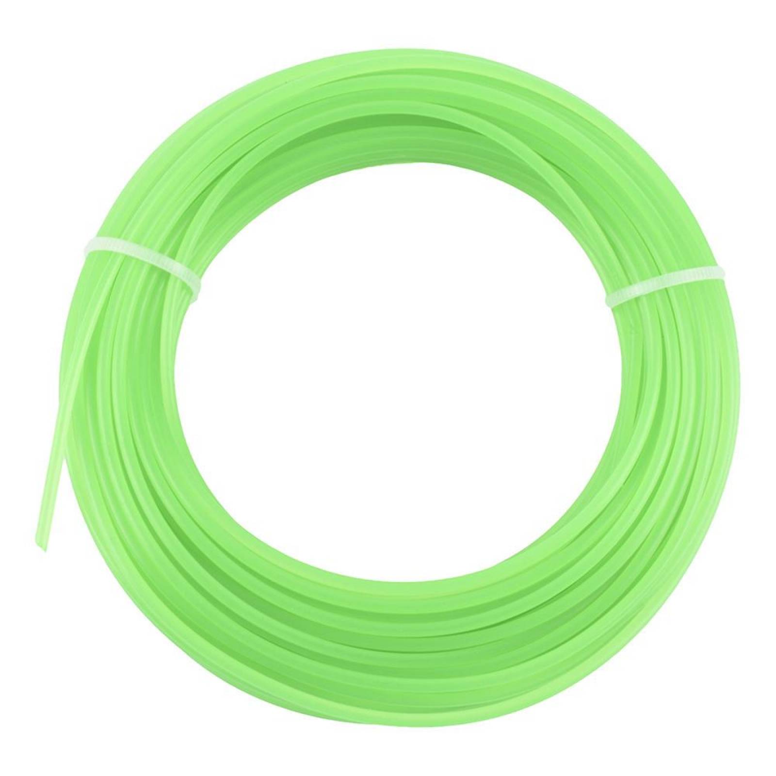 HILO REDONDO PARA DESBROZADORA 15 M VERDE TRUPER 