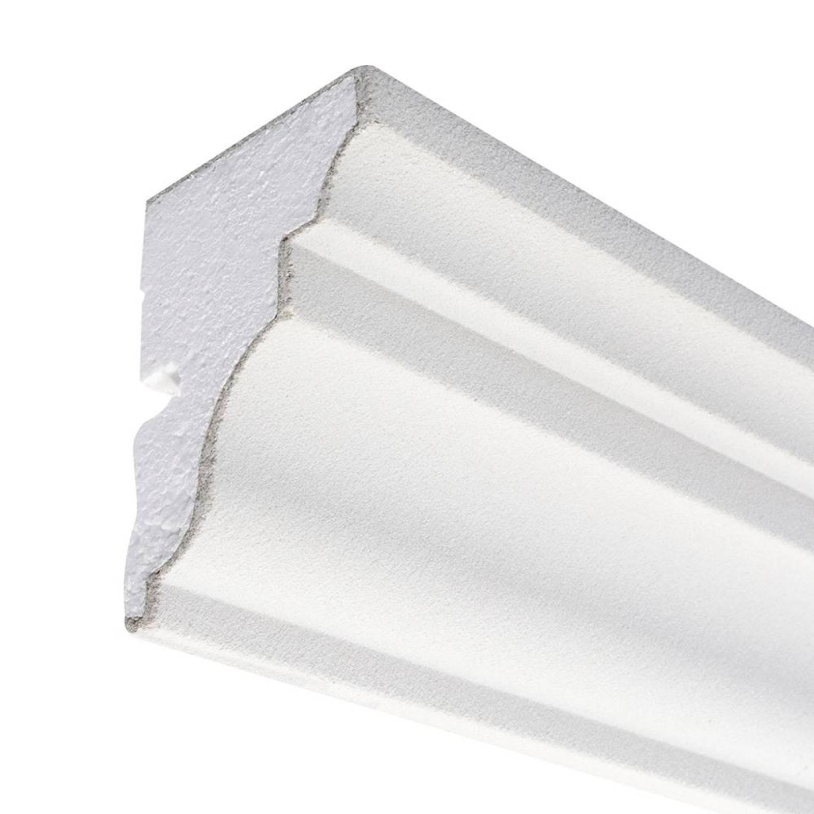 MOLDURA PREFABRICADA ESTILO CANTERA SANTA ROSA 11 X 120 X 8 CM GRIS CLARO 