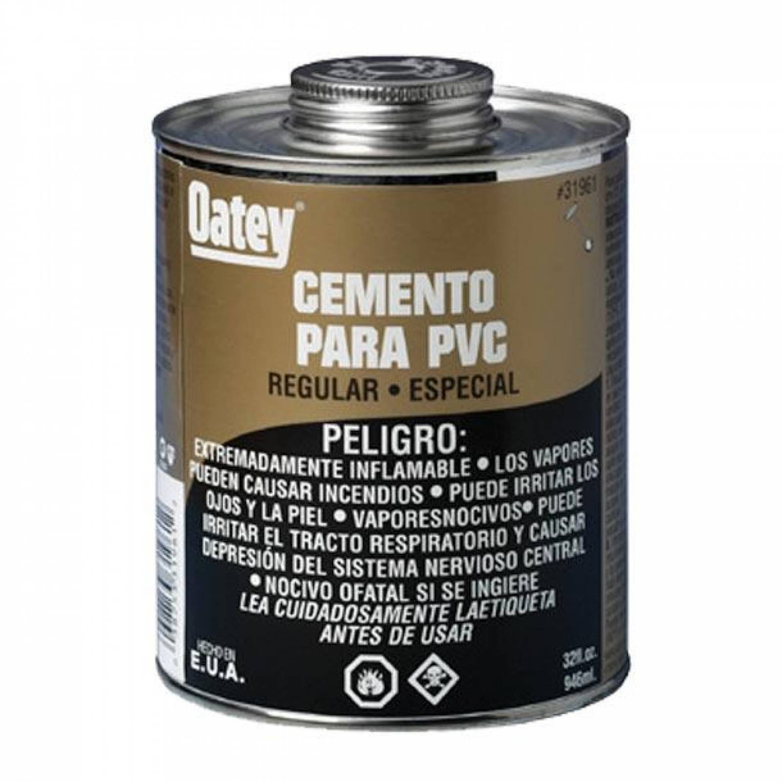 CEMENTO PARA PVC 237 ML TRANSPARENTE OATEY 