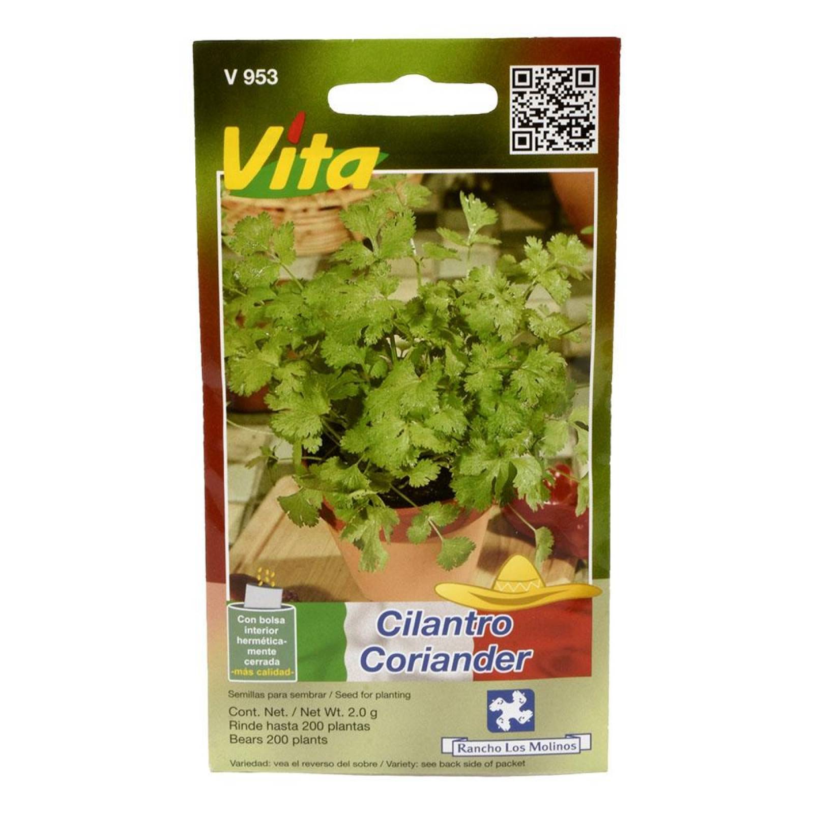 SEMILLAS DE CILANTRO DE 2.0 GR VITA 