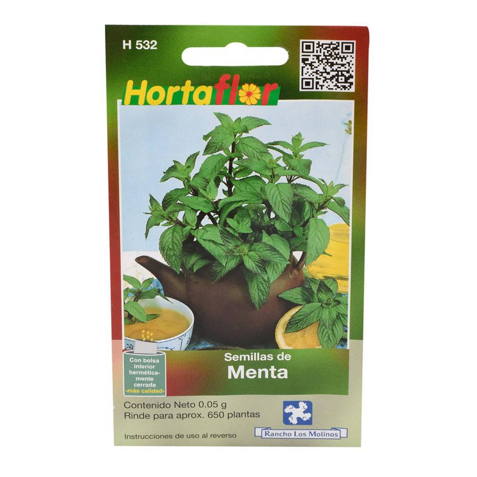 SEMILLAS DE MENTA 0.05 GR VERDE HORTAFLOR 