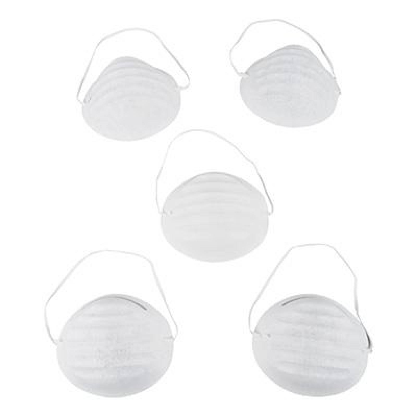 MASCARILLA DESECHABLE BLANCA 5 PIEZAS 