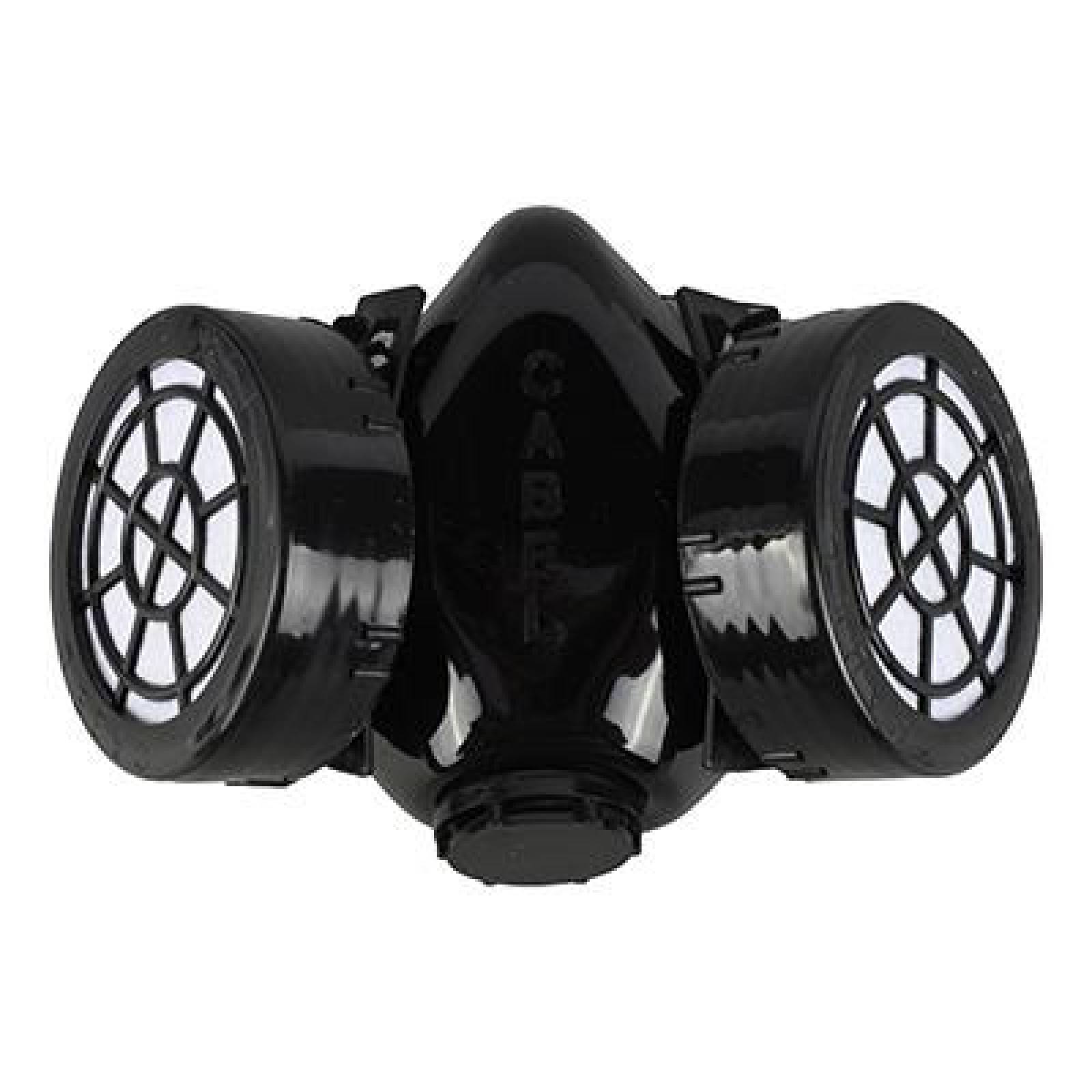 MASCARILLA 2 CARTUCHOS NEGRO 