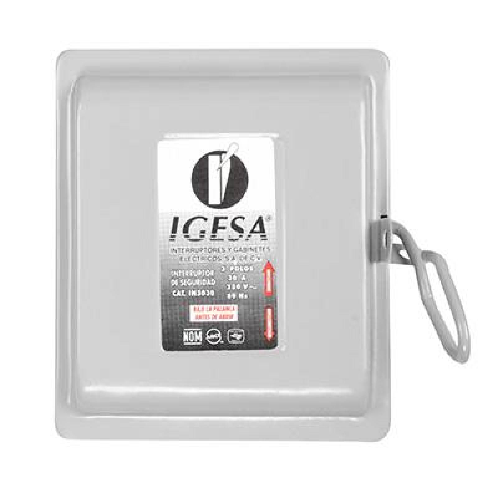 INTERRUPTOR DE SEGURIDAD 3 POLOS 30 A IGESA 