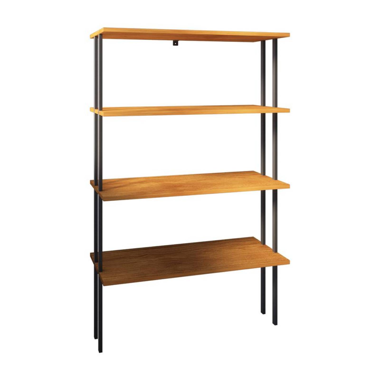 TORRE PLAYCON CON 4 ENTREPAÑOS CAFÉ 80.2X40X131 CM 