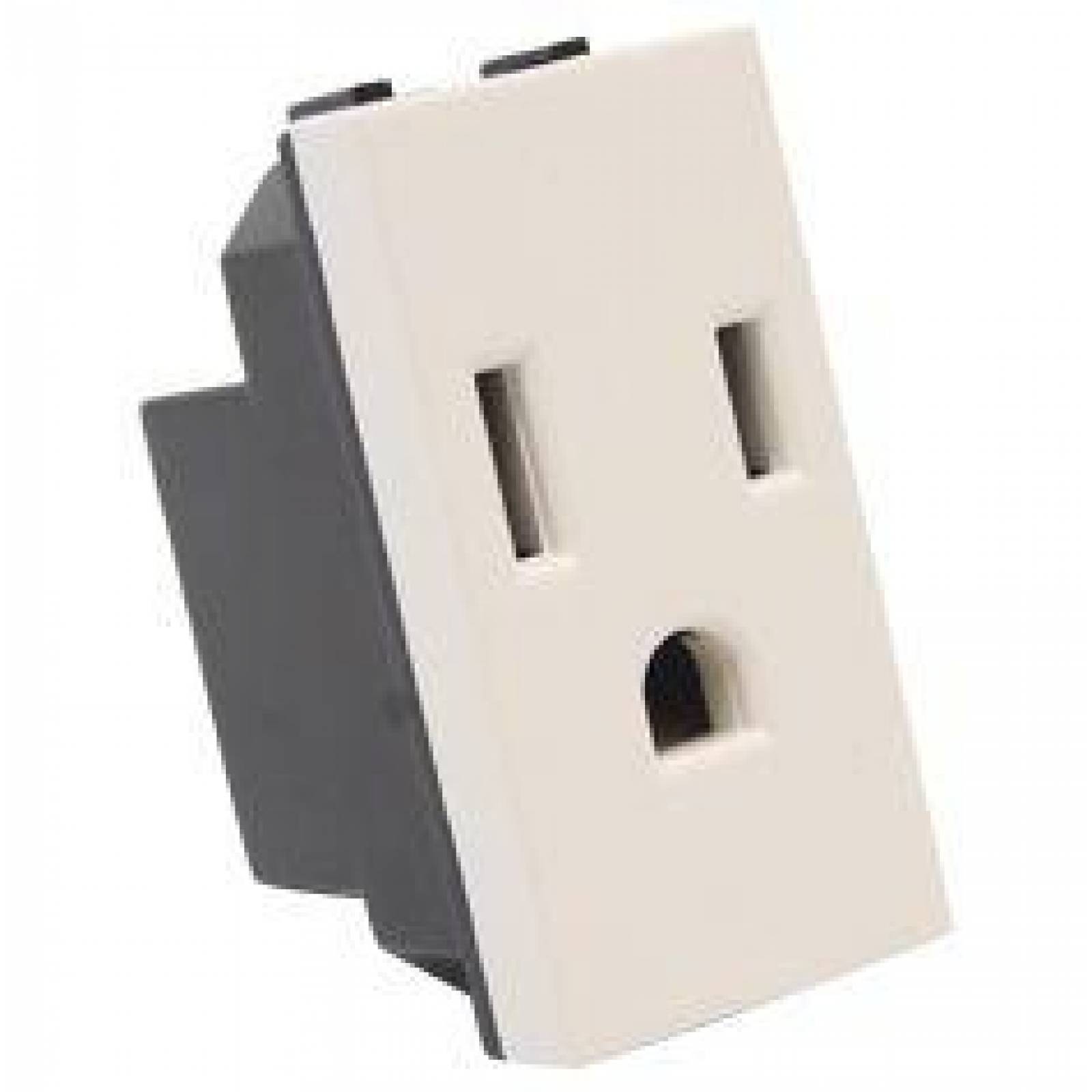 CONTACTO 2P+T 1 MODULO BLANCO NIESSEN SERIE ZENIT 