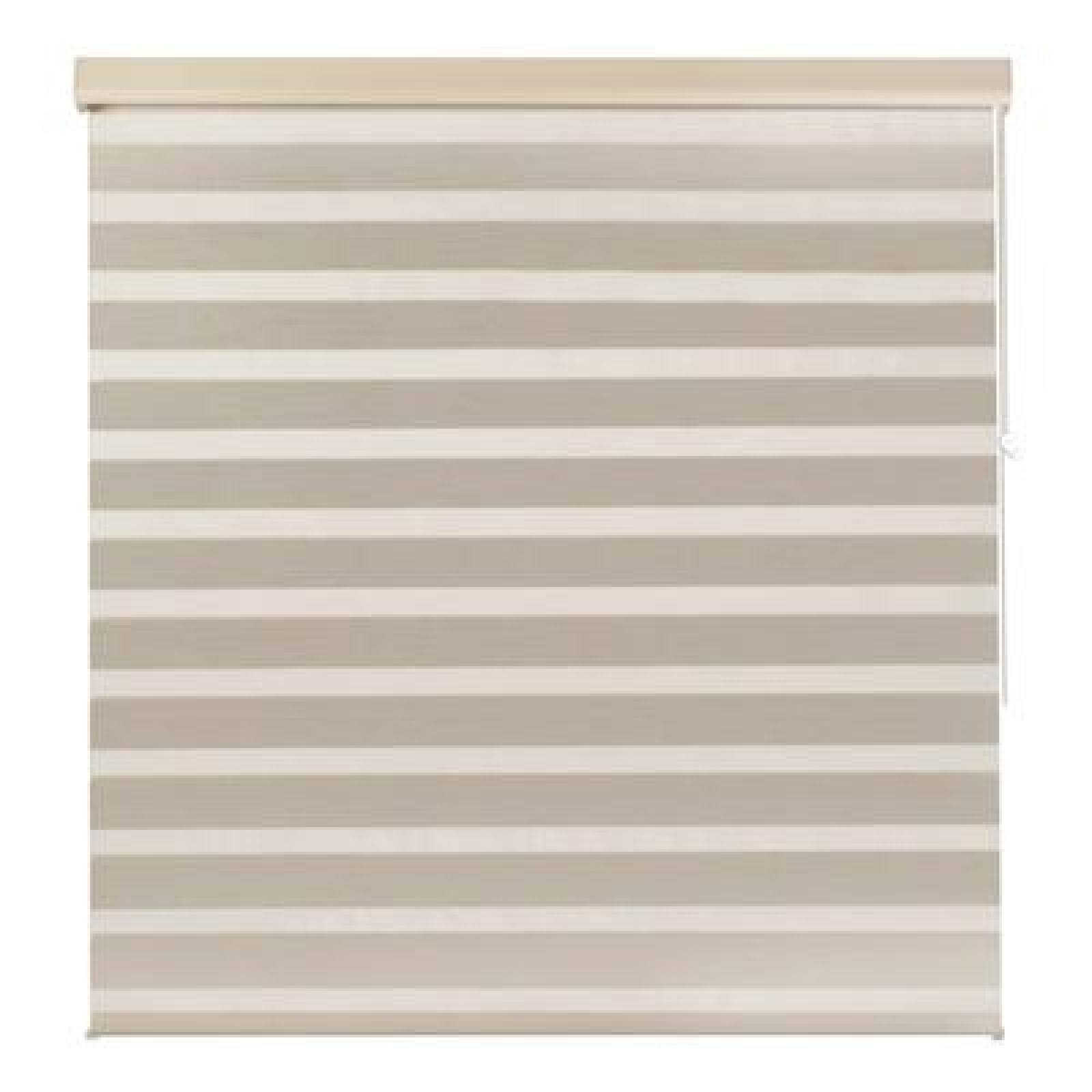PERSIANA PREMIUM ENROLLABLE DUO BLACKOUT FULL CASSETTE 160X220 CM BEIGE 