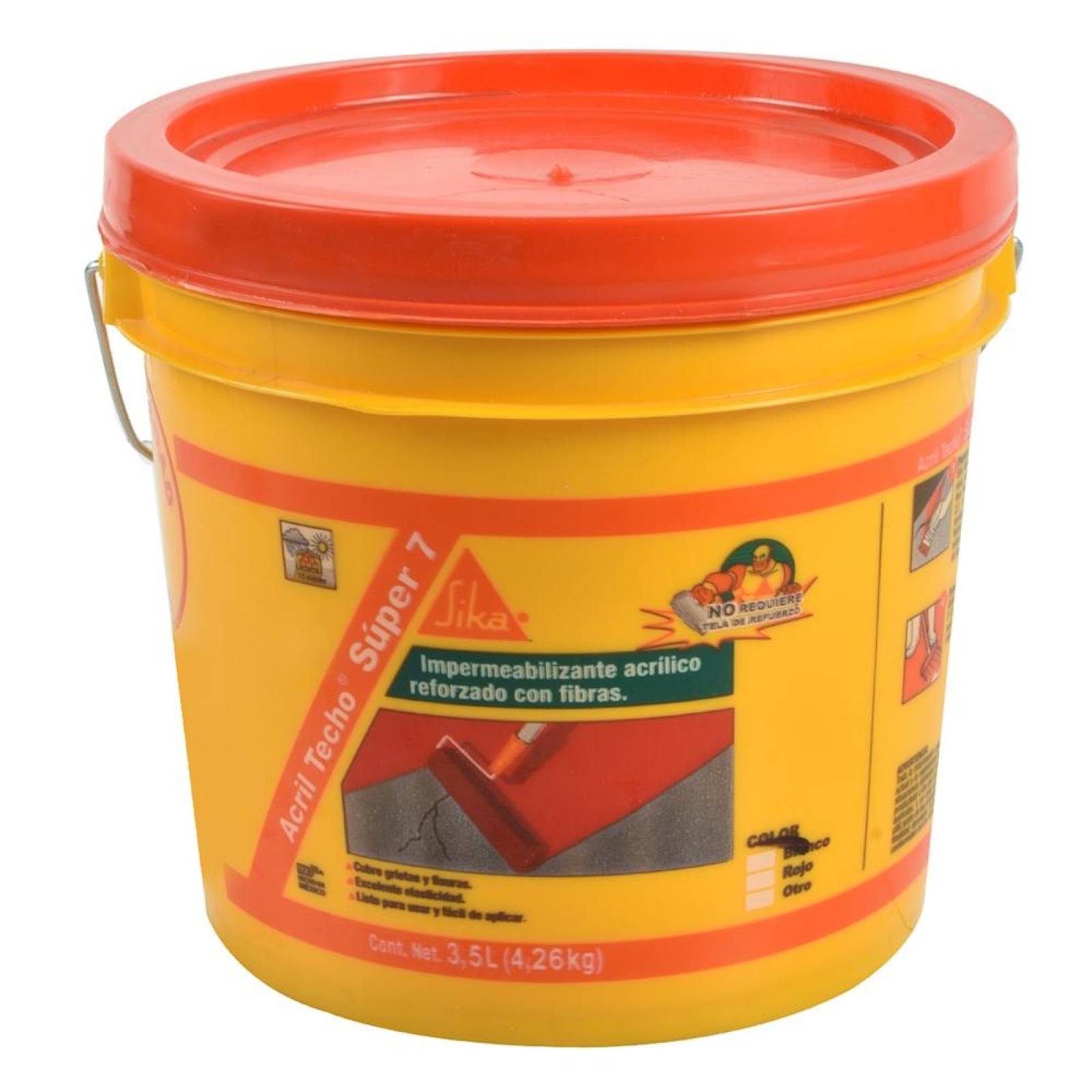 IMPERMEABILIZANTE ACRÍLICO BLANCO 7 AÑOS 3.5 L 