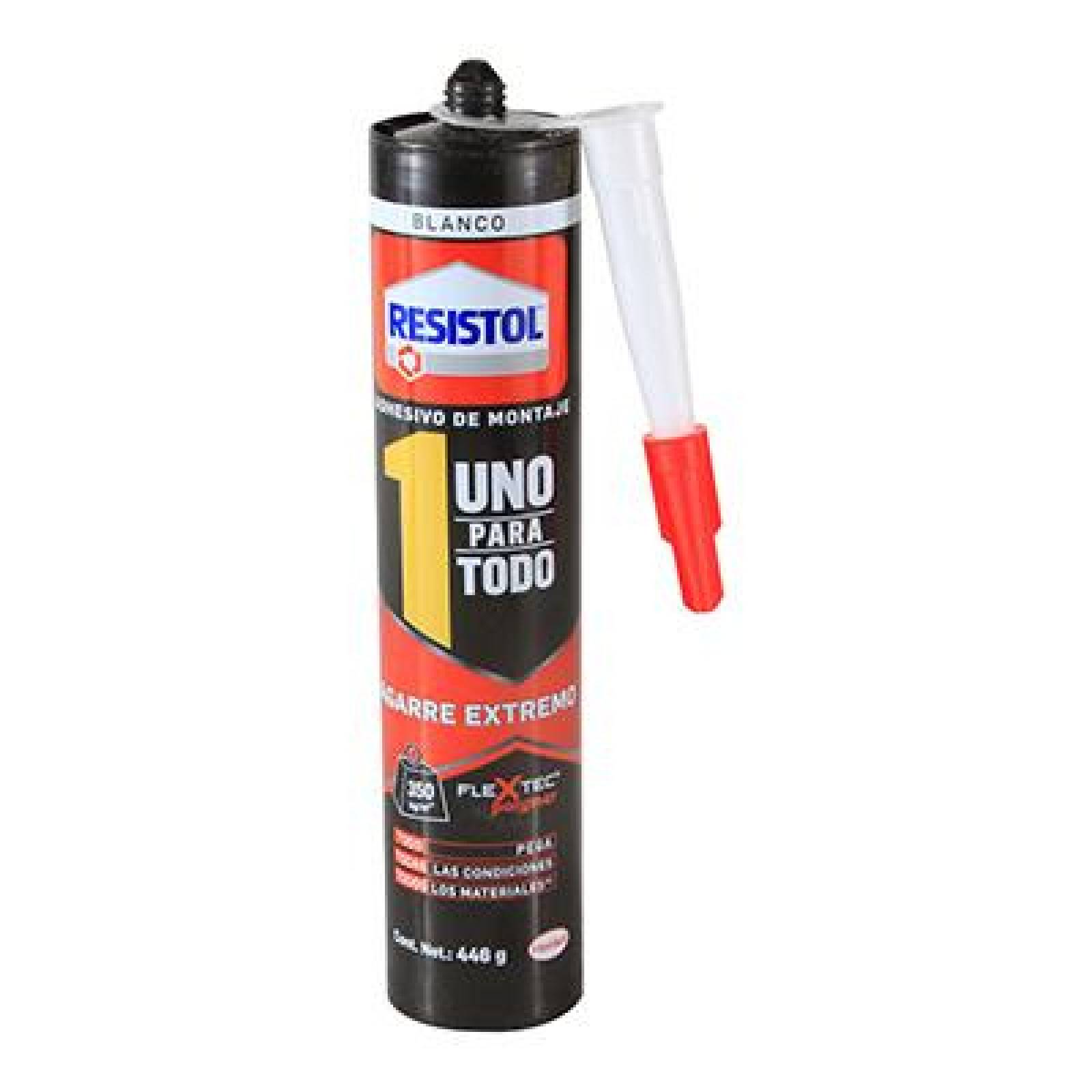 RESISTOL ADHESIVO DE MONTAJE UNO PARA TODO AGARRE EXTREMO 446 GR
