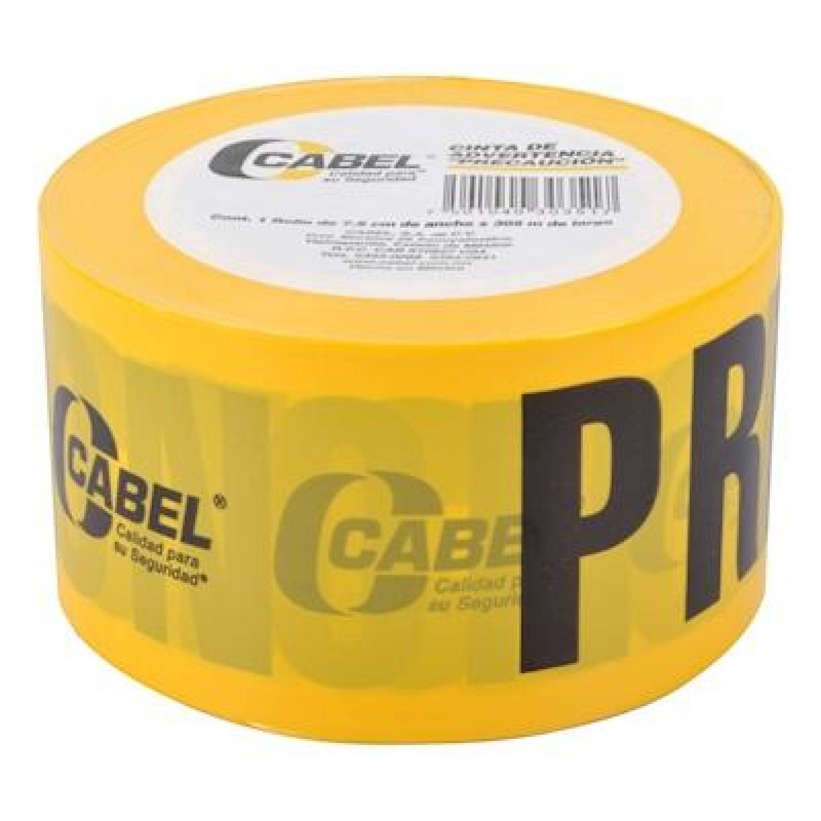 CINTA DE ADVERTENCIA PRECAUCIÓN AMARILLO 