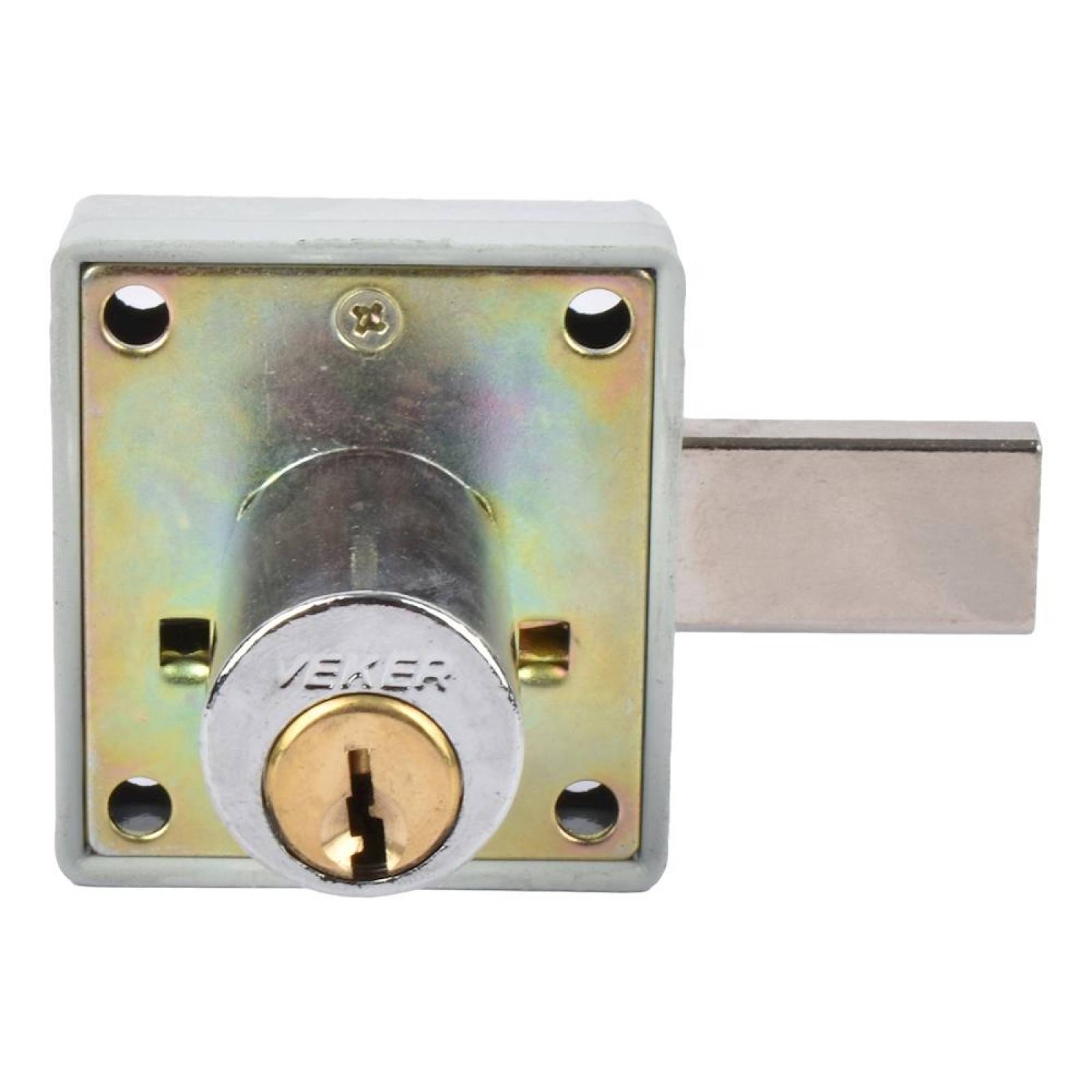 CERRADURA CAJON CILINDRO LARGO CROMO 