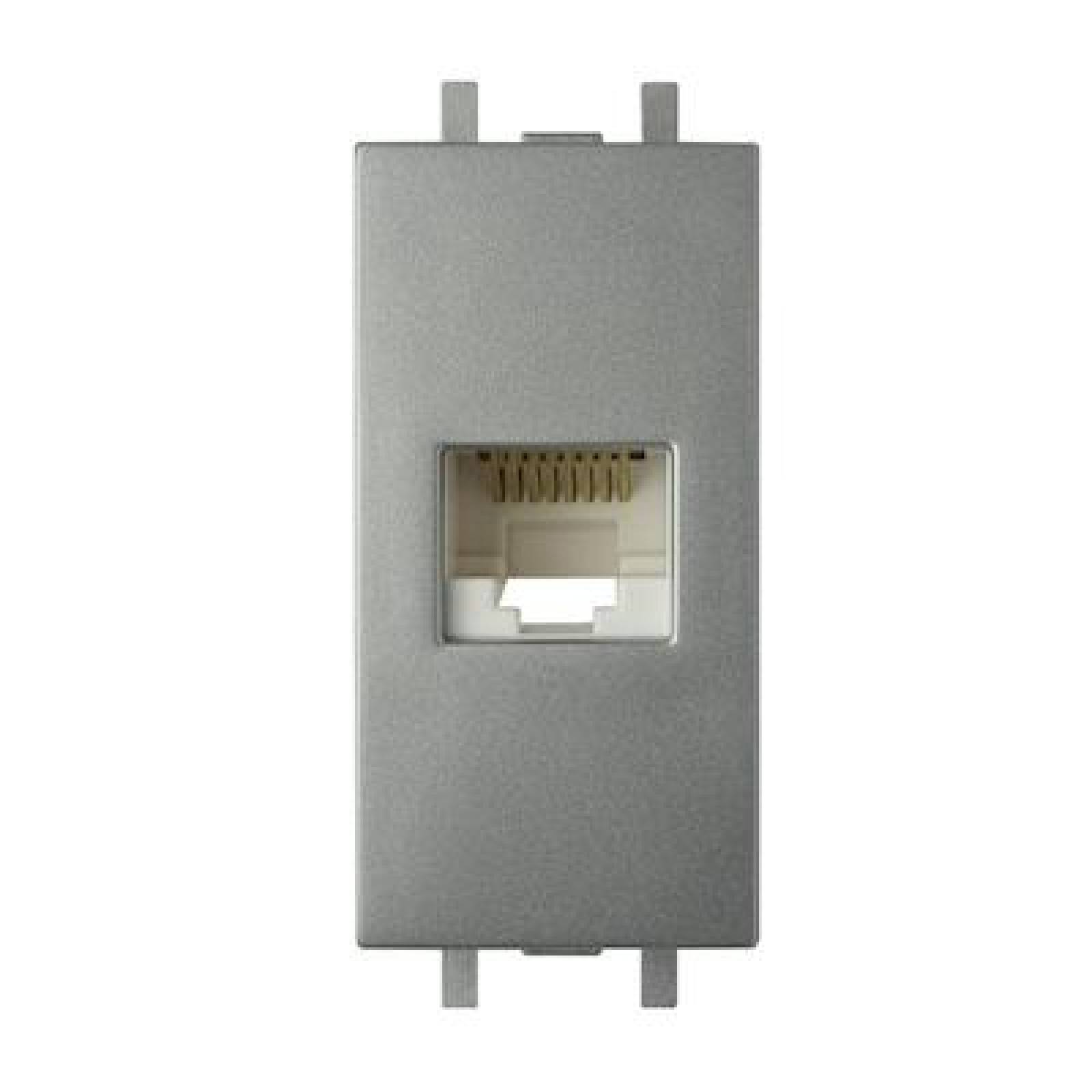 TOMA COMPUTO RJ45 TITANIO MATE GAMMA 