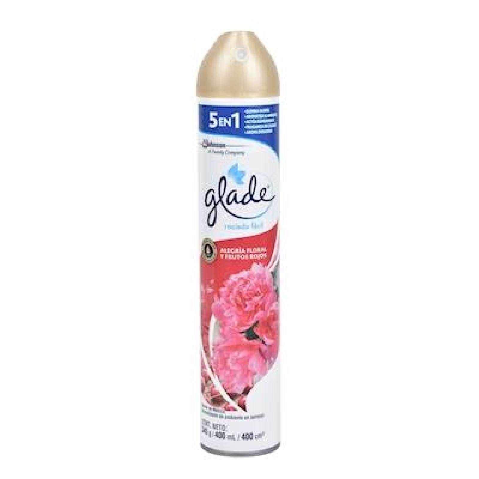AROMATIZANTE EN AEROSOL ALEGRÍA FLORAL Y FRUTOS ROJOS DE 400 ML 