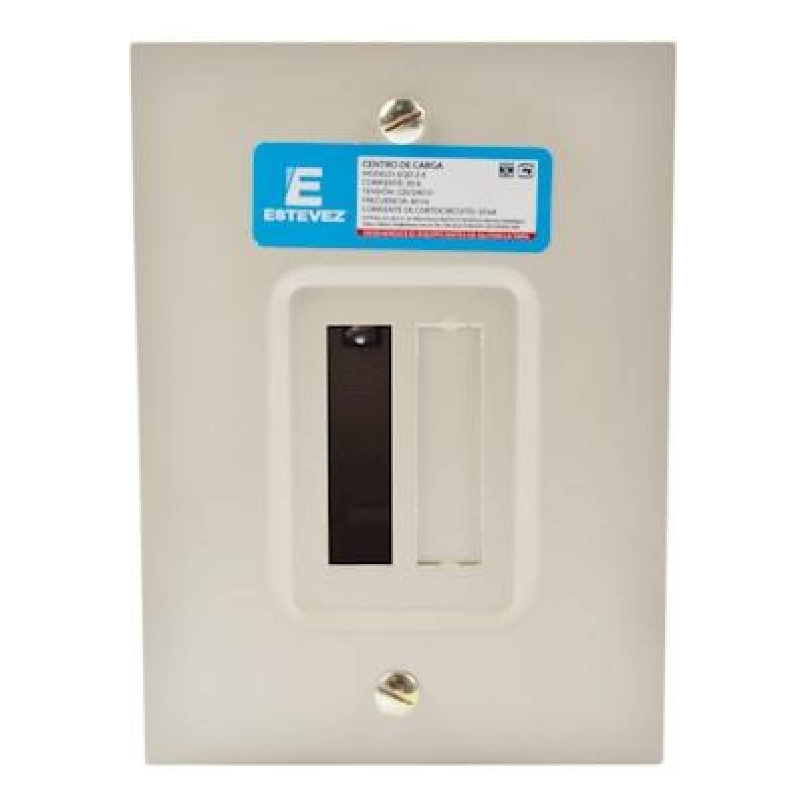 CENTRO DE CARGA 2 MÓDULOS EMPOTRABLE 70 AMPERES ESTÉVEZ 