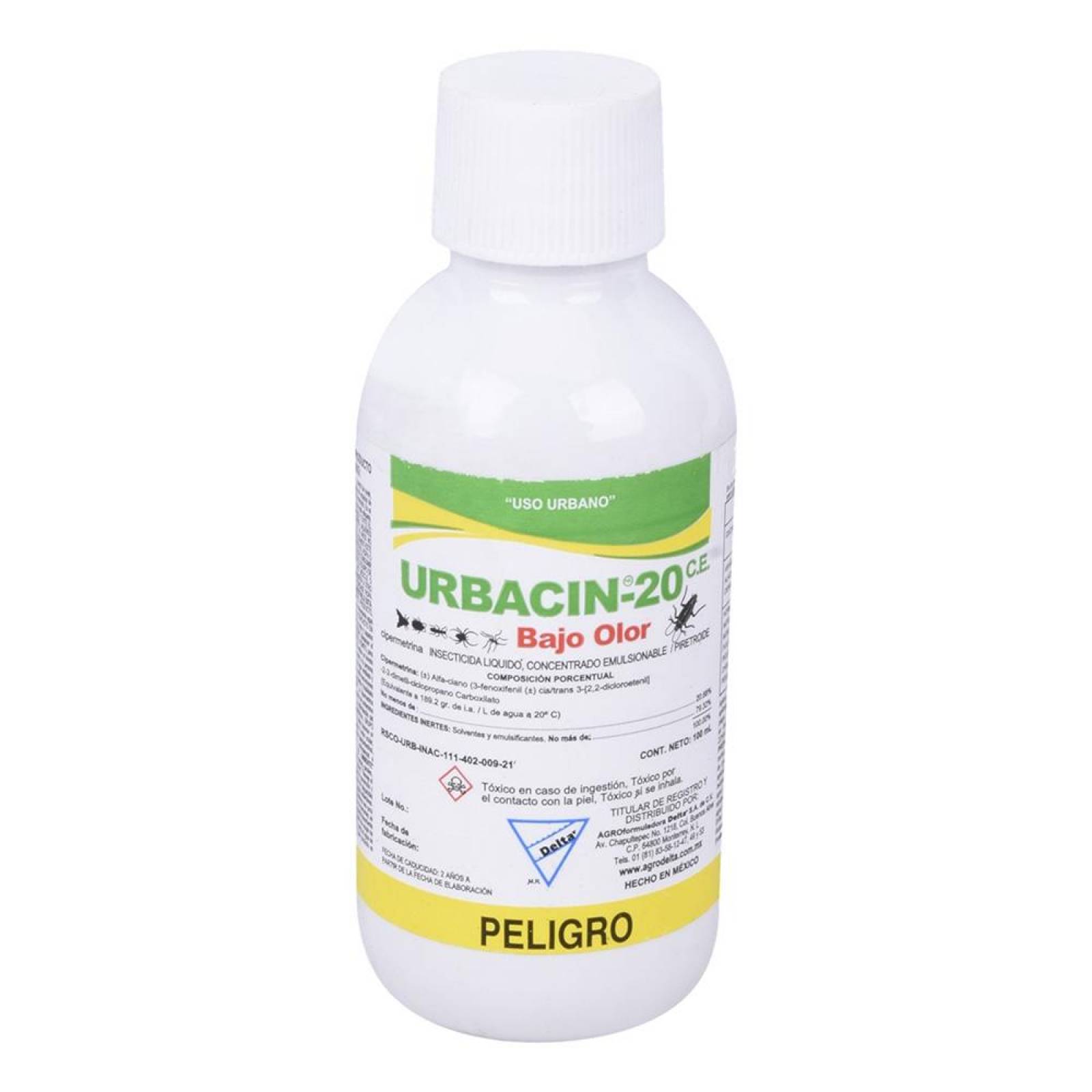 INSECTICIDA LÍQUIDO DE 100 MILILITROS URBACIN-20 