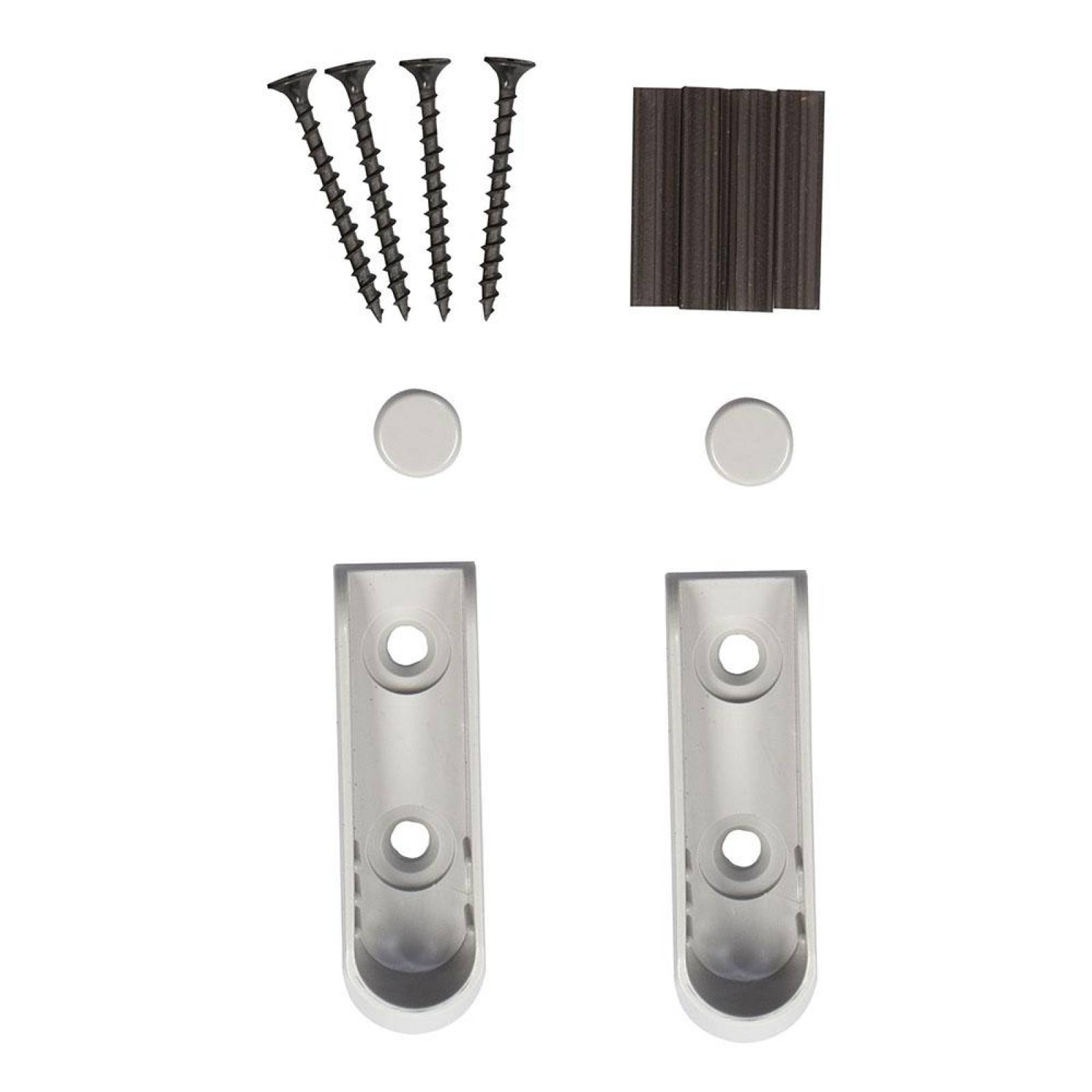 Bridas Para Tubo Oval Gris 7.5 X 2.3 Cm 