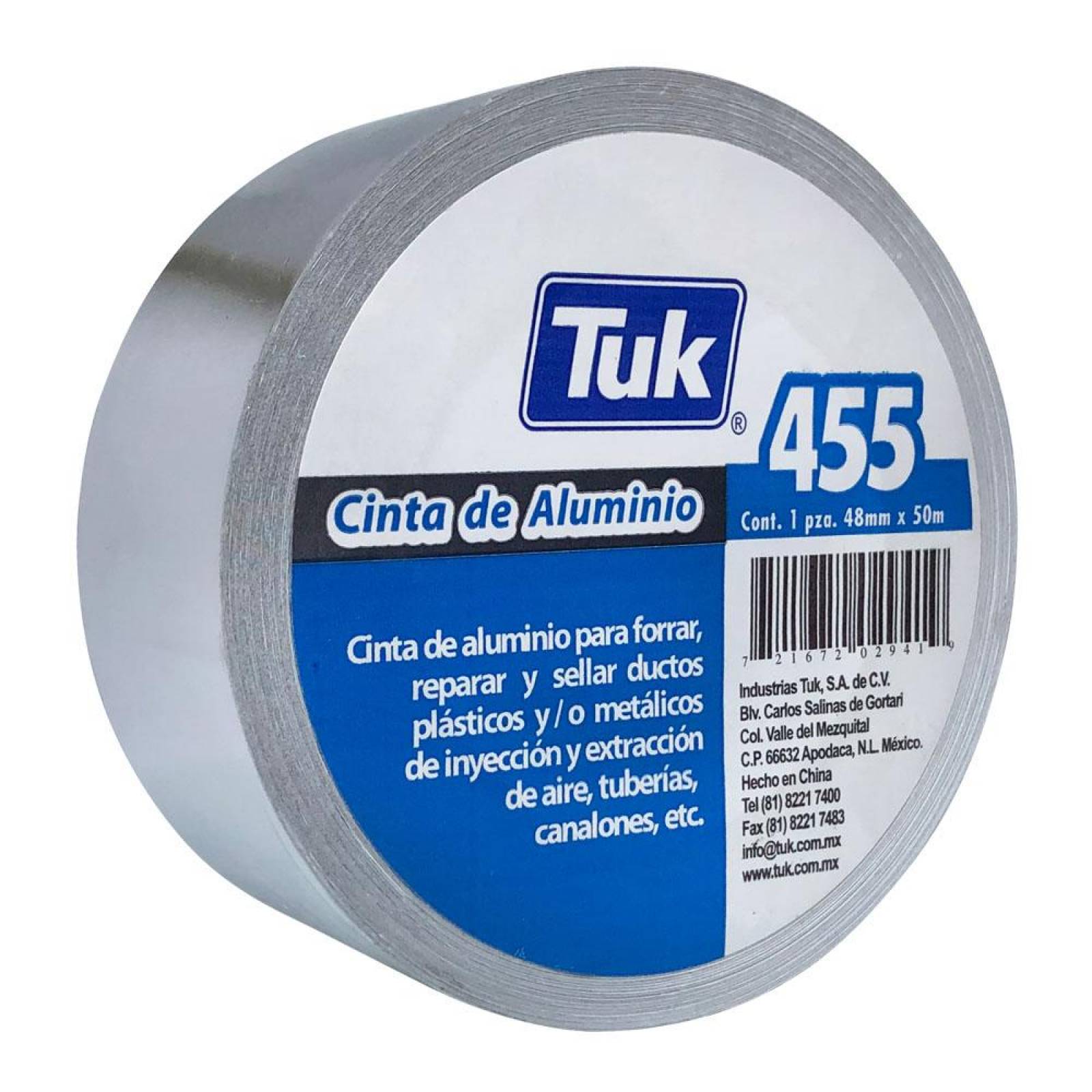 Cinta de aluminio 48 mm x 30 m - Urrea México