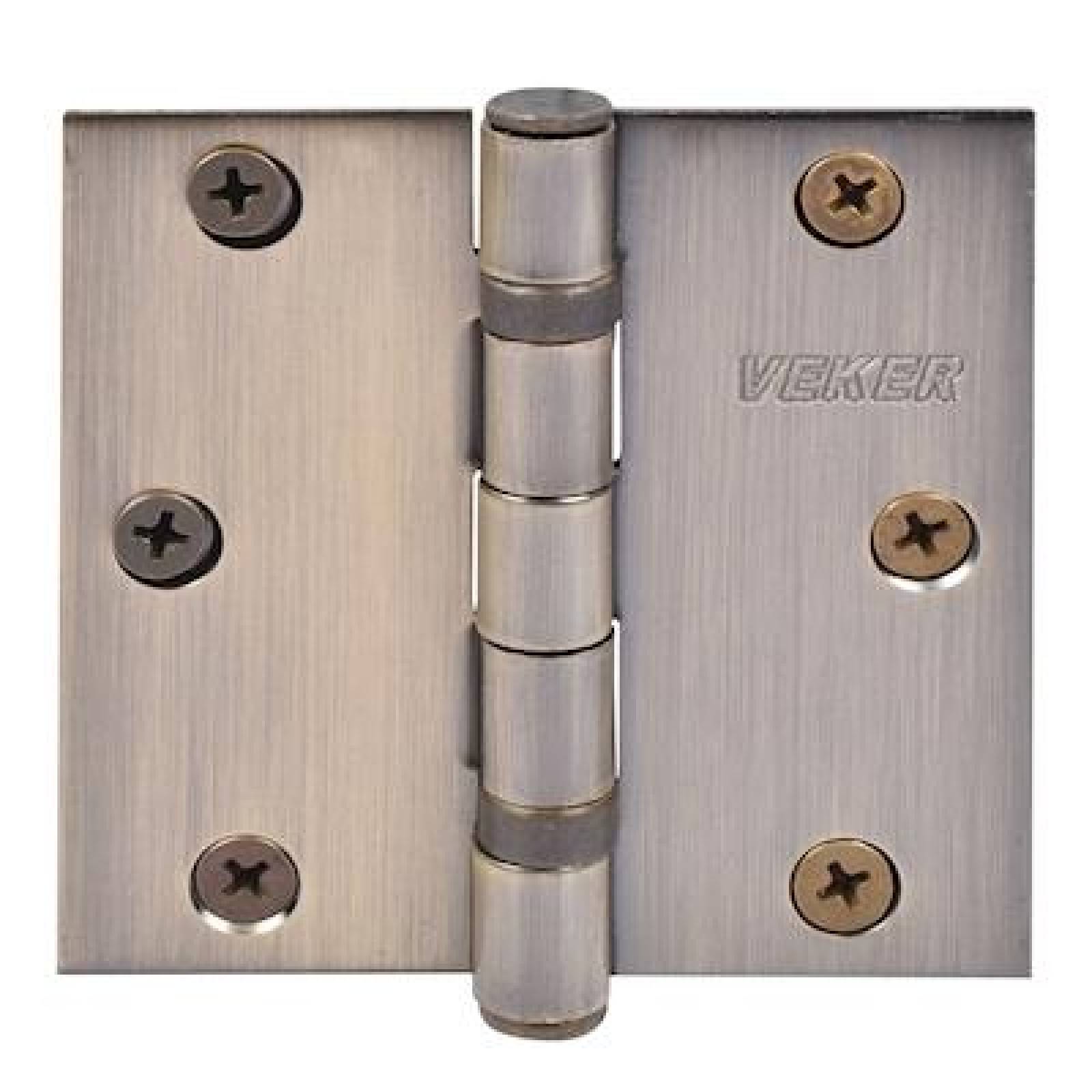 BISAGRA DE CABEZA PLANA 3 X 3 PULGADAS DORADO 2 PIEZAS 