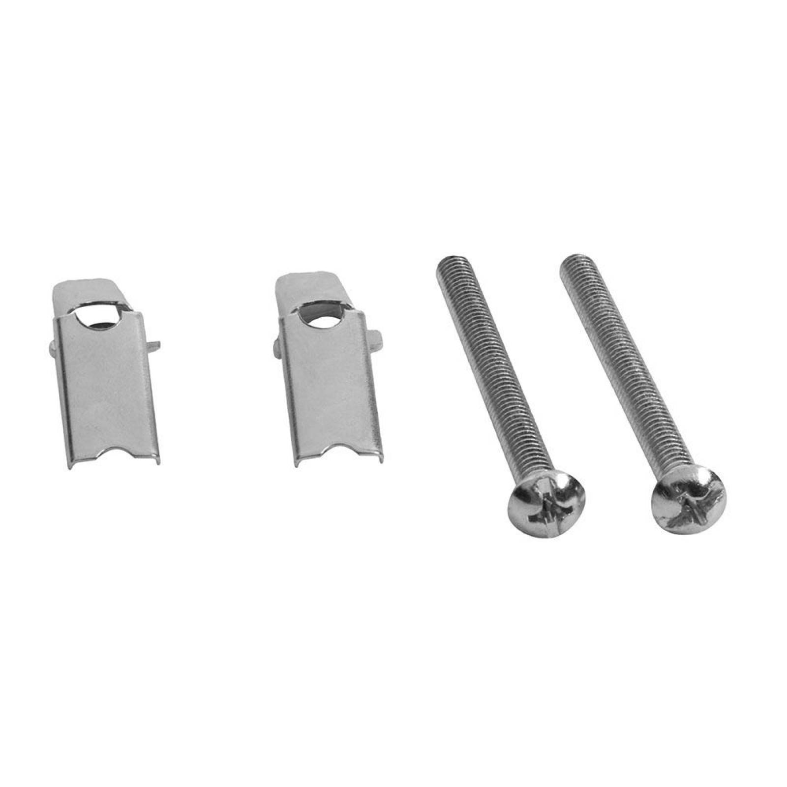 TAQUETES MARIPOSA 1/4 X 3 PULGADAS PLATA 2 PIEZAS 