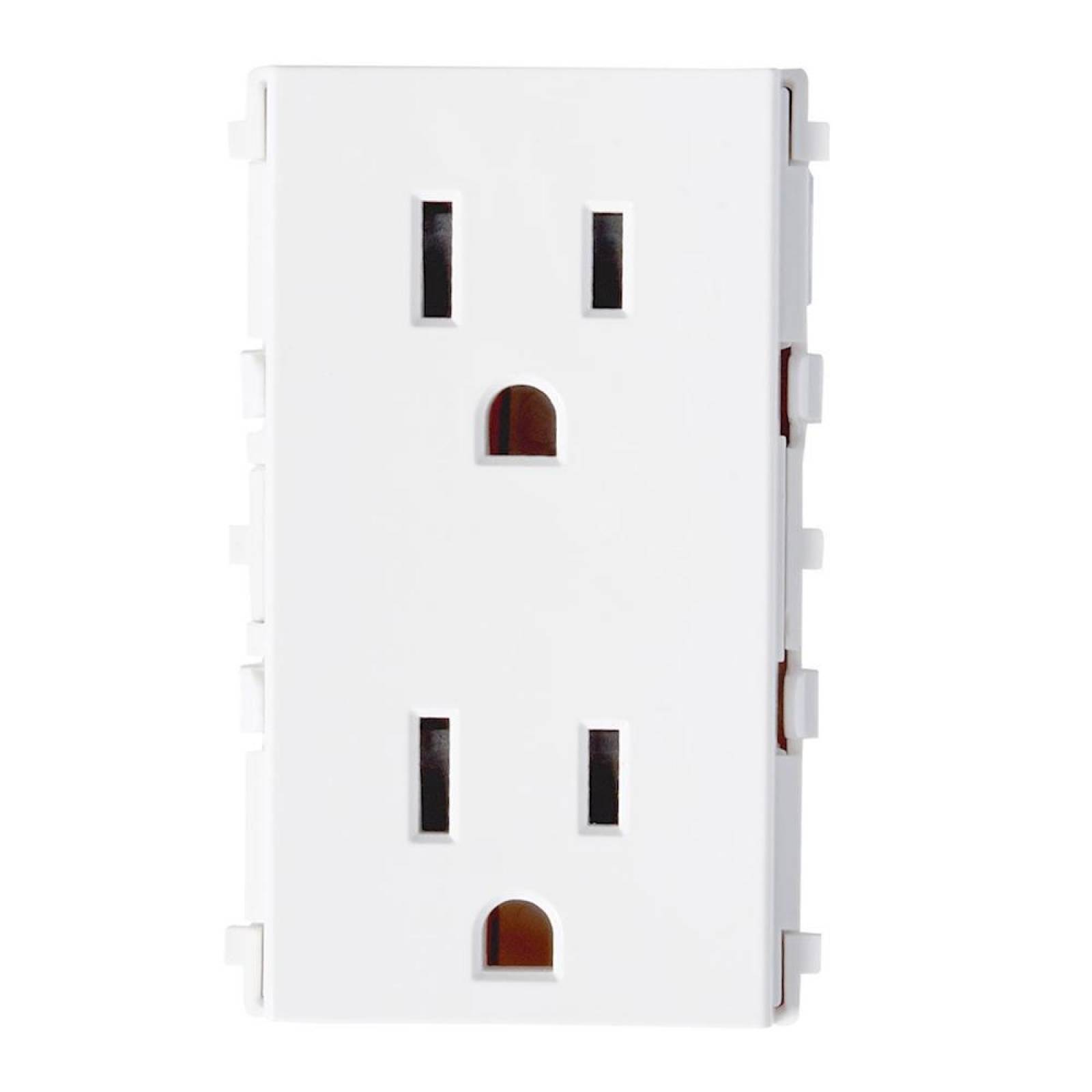 CONTACTO DÚPLEX 127 VOLTS BLANCO ESTEVEZ 